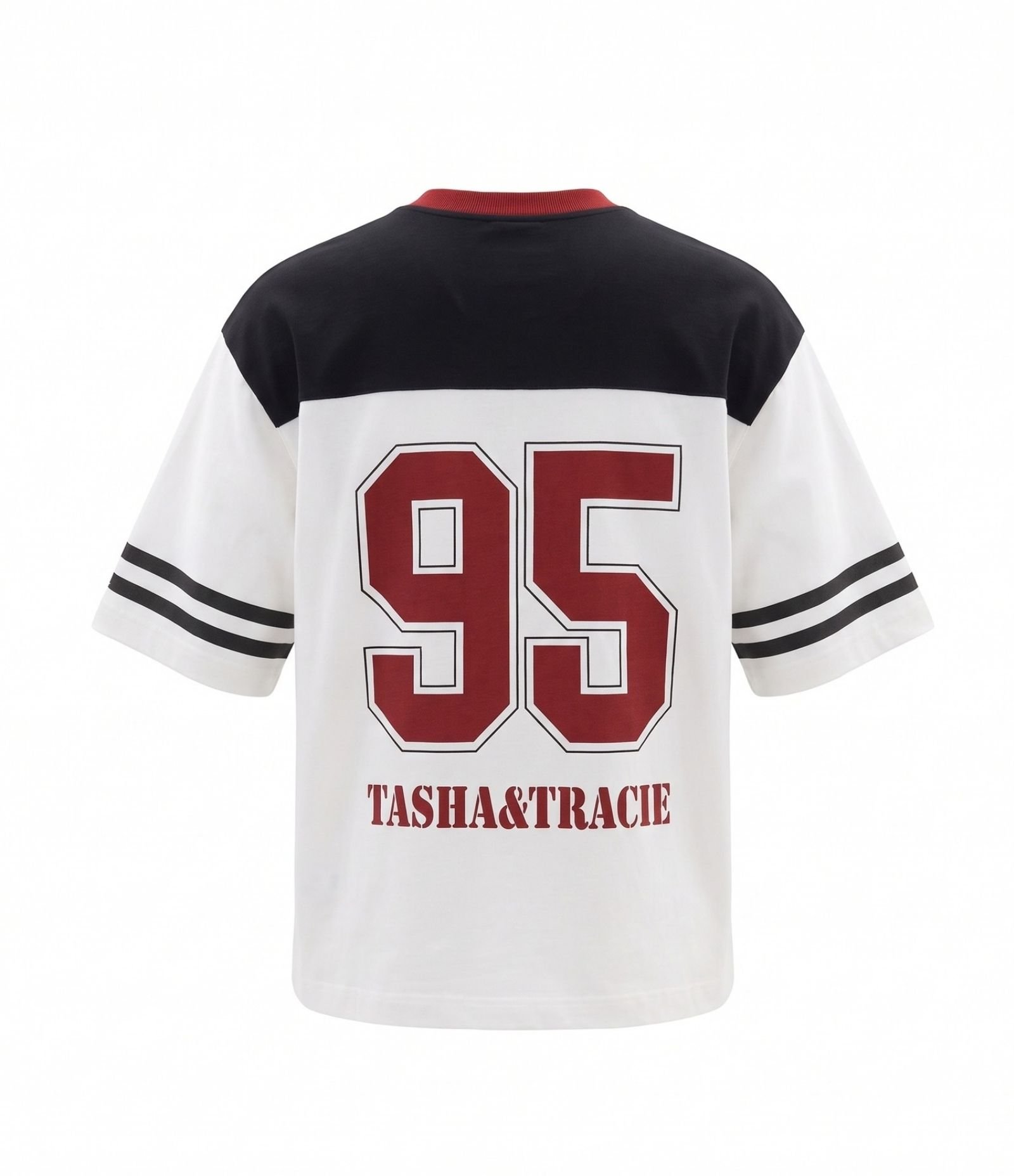 Camiseta Boxy em Algodão Tasha & Tracie Branco 2