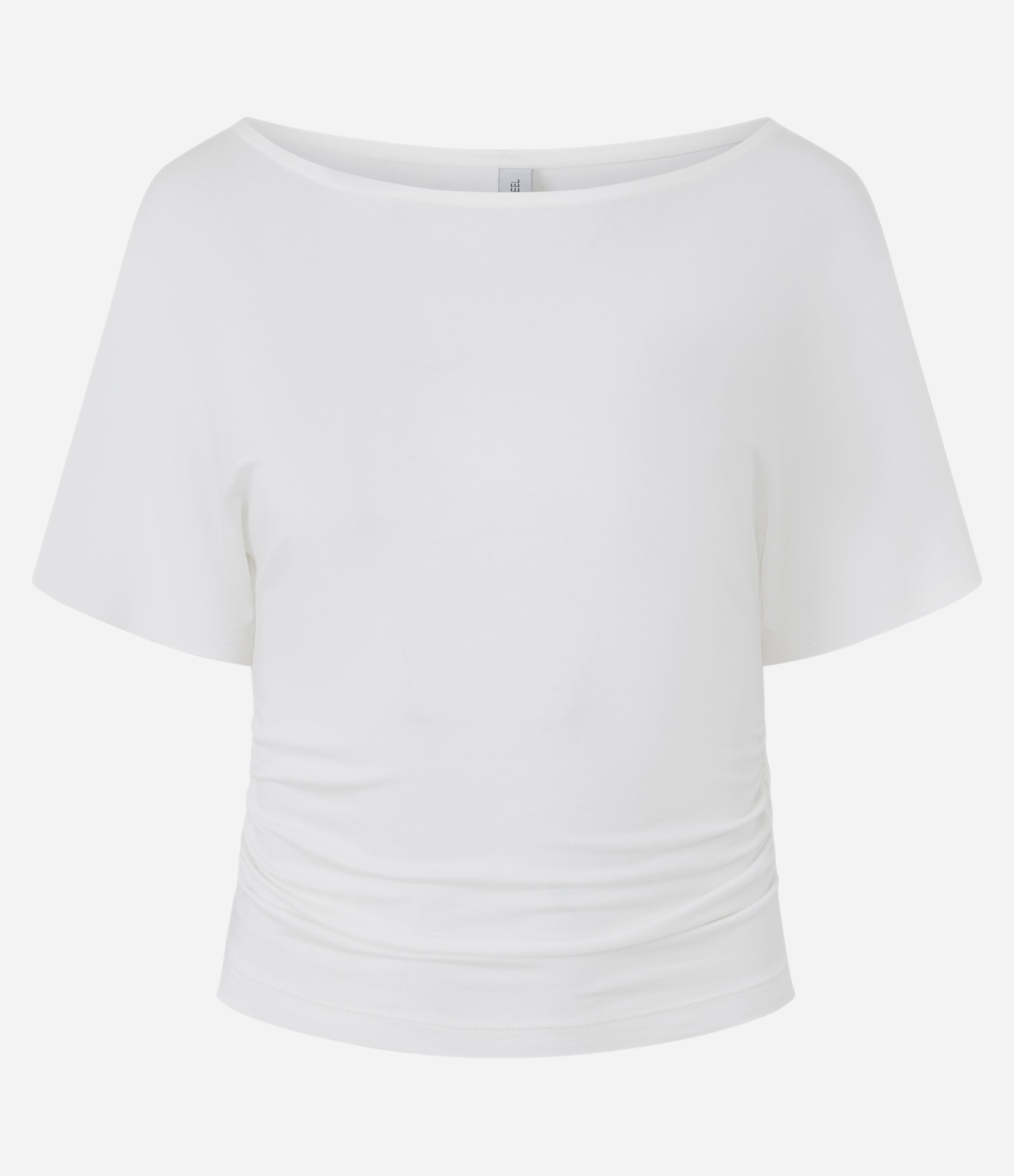 Blusa Ombro a Ombro com Franzidinho Branco 5