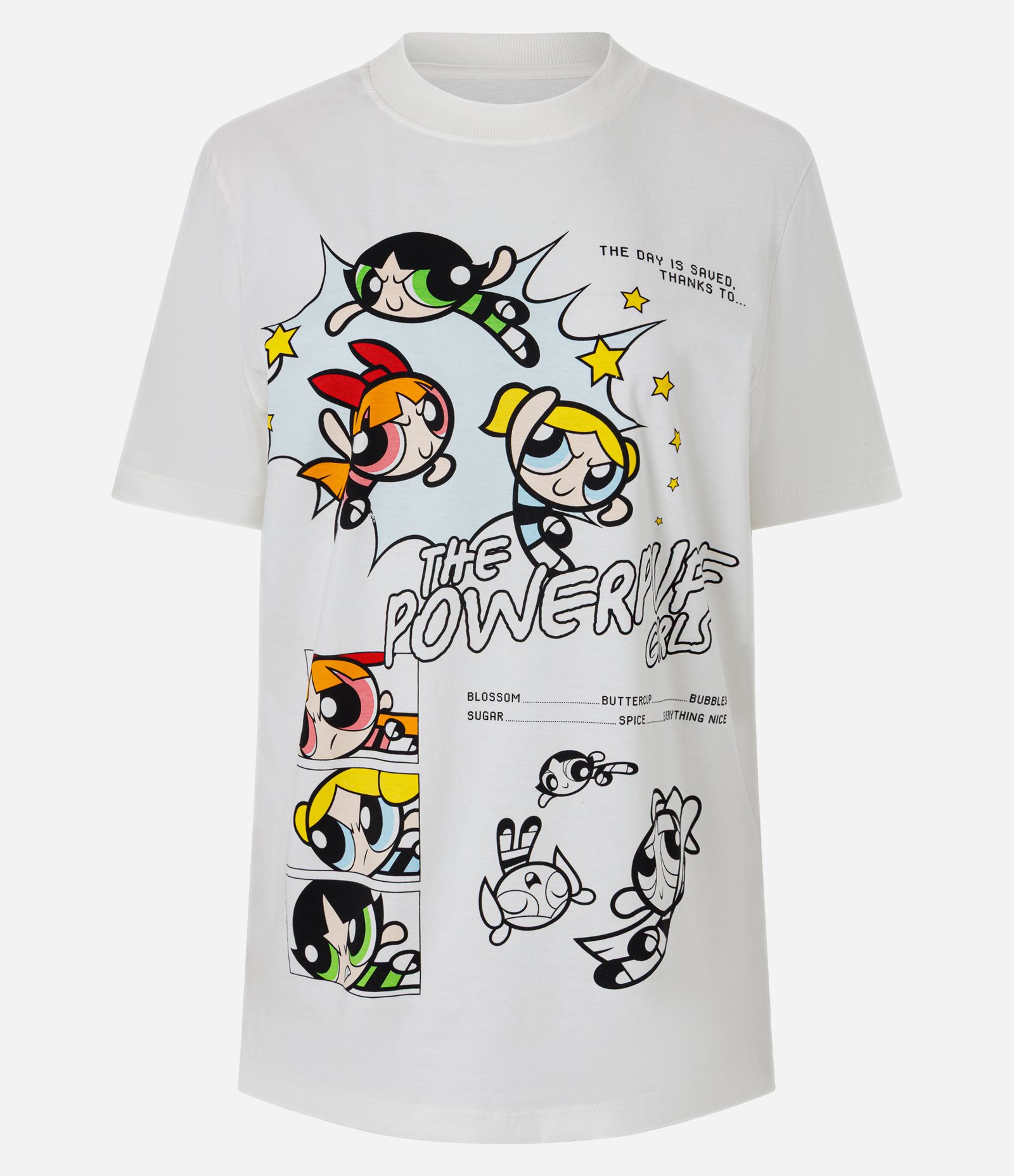 Camiseta em Algodão com Estampa Meninas Superpoderosas com Lettering Branco 5