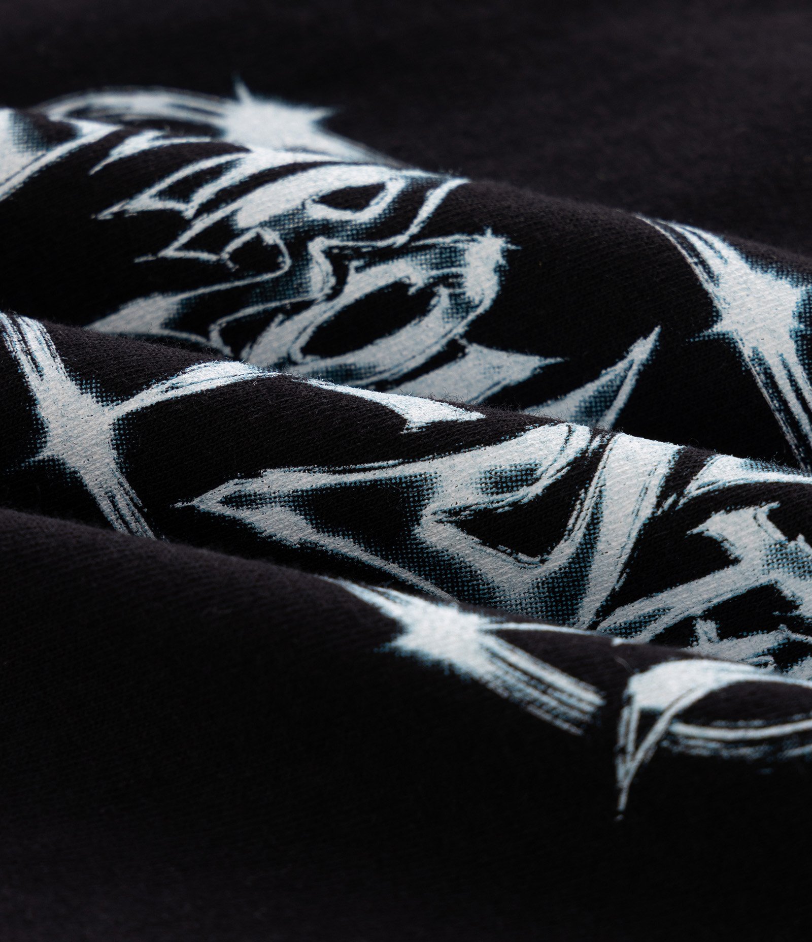 Camiseta Oversized em Algodão Chrome Star Preto 5