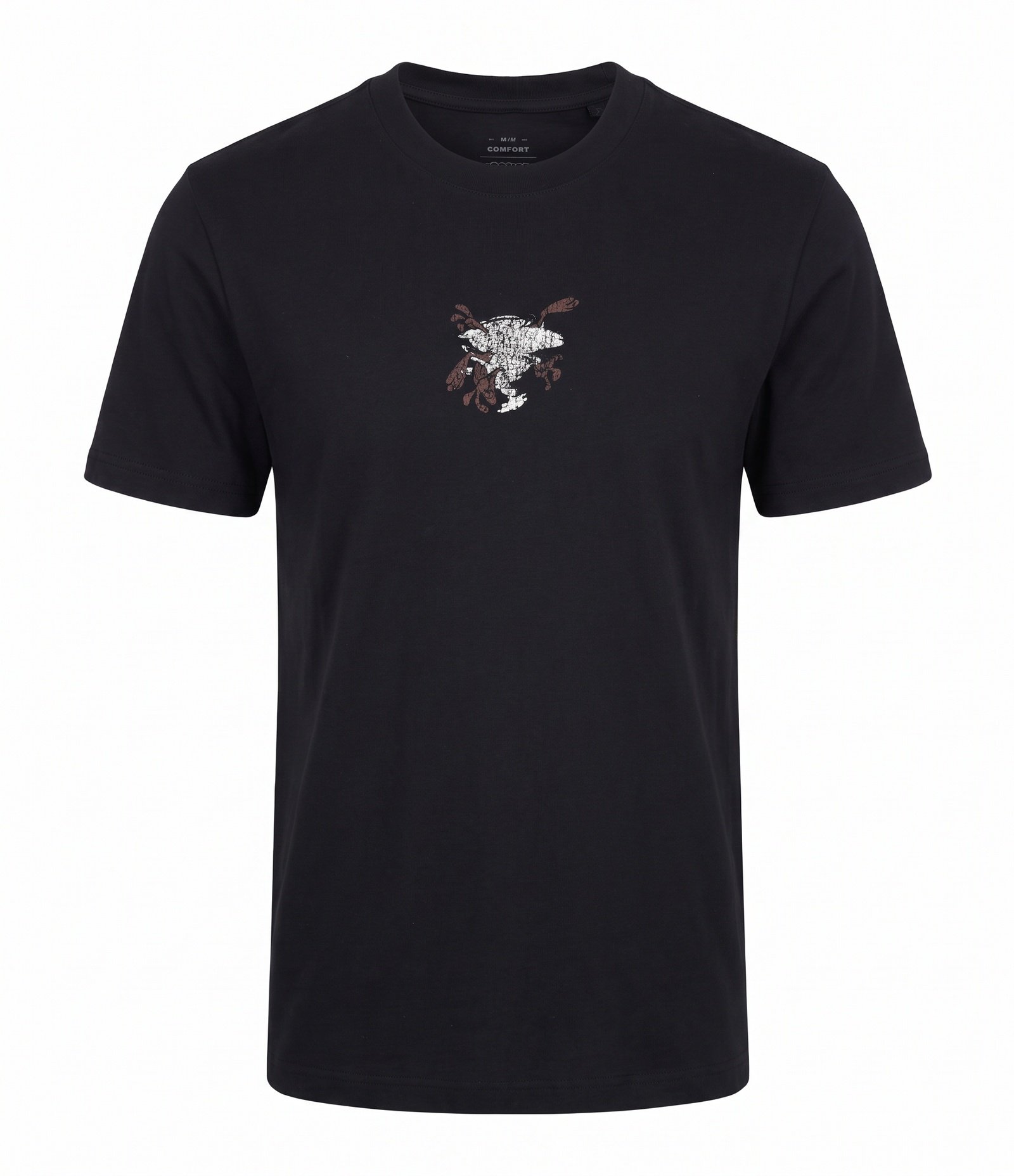 Camiseta Comfort em Algodão do Taz Mania Preto 1