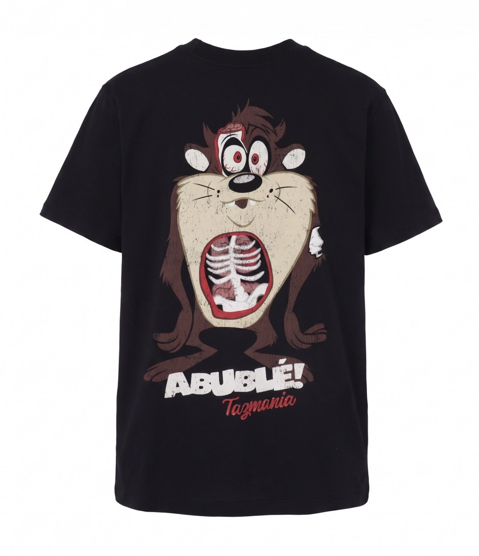 Camiseta Comfort em Algodão do Taz Mania Preto 8
