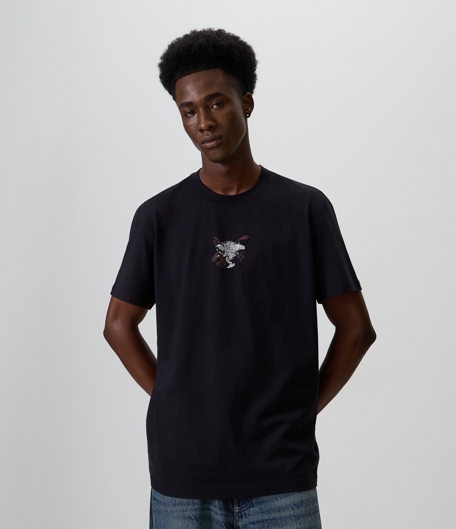 Camiseta Comfort em Algodão do Taz Mania Preto 6