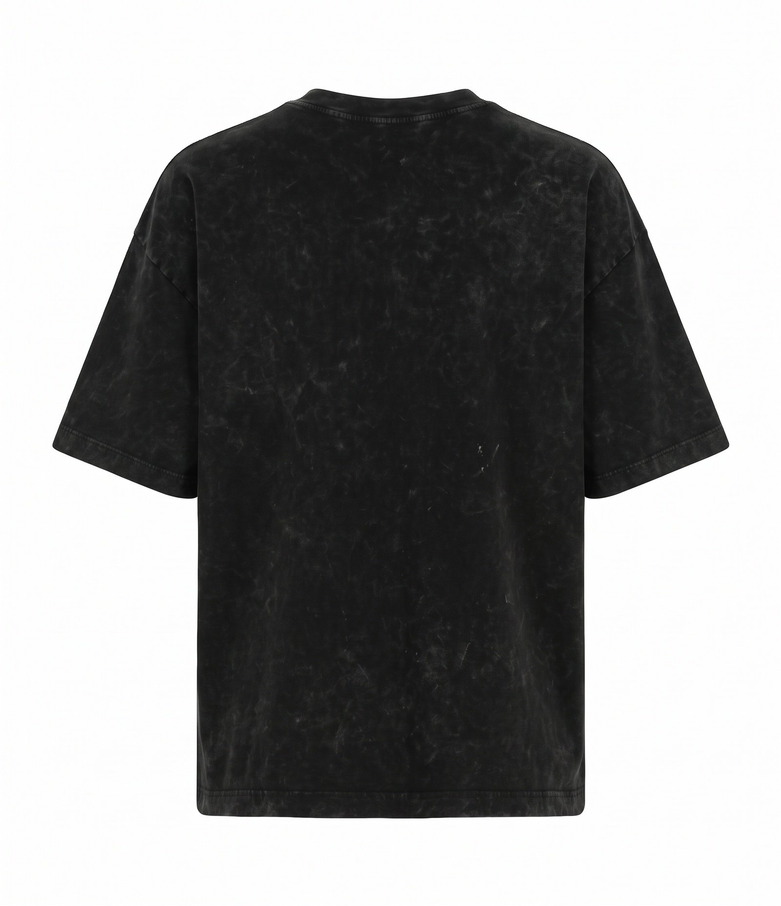 Camiseta Oversized Sabotage em Algodão com Efeito Marmorizado Preto 5