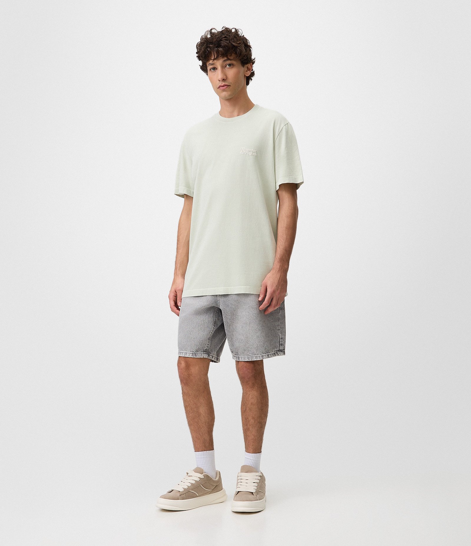 Camiseta Relaxed em Algodão Resenha & Pagode Verde 2