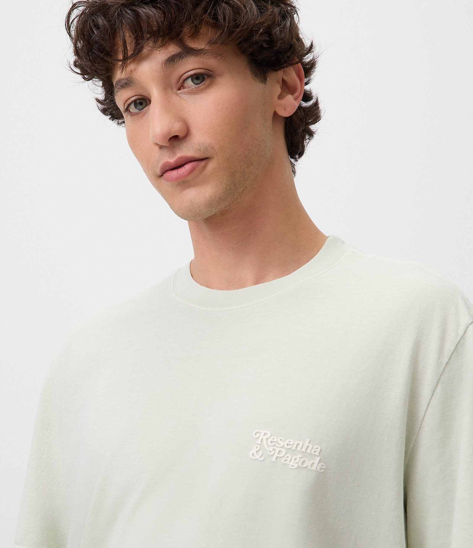 Camiseta Relaxed em Algodão Resenha & Pagode Verde 4