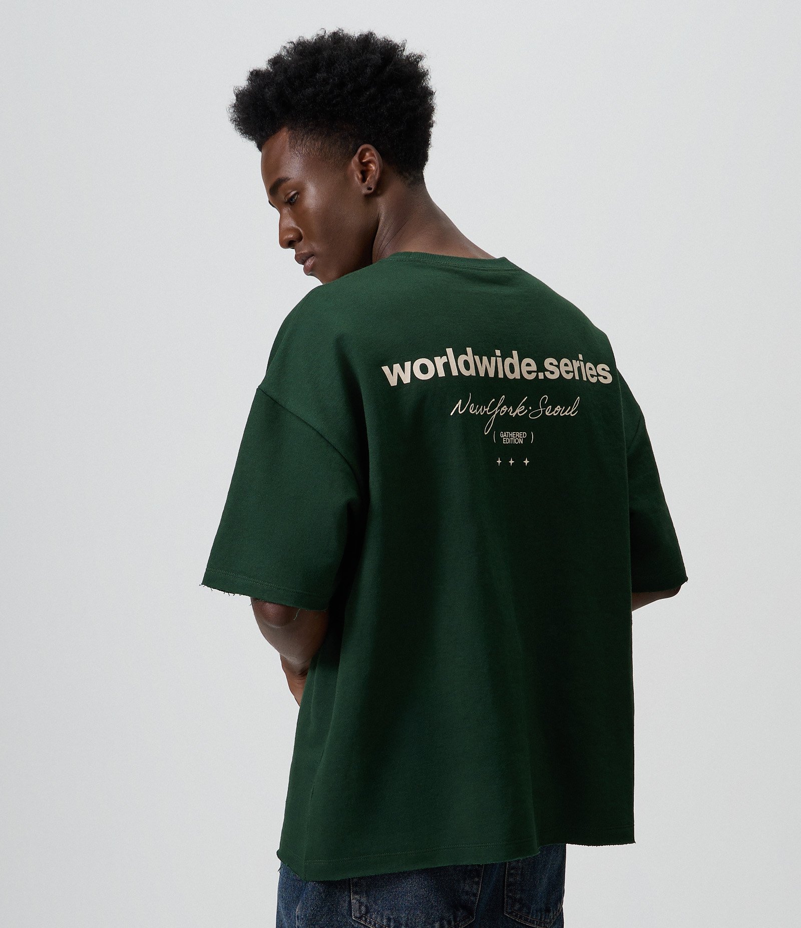 Camiseta Oversized Worldwide Series Verde 1