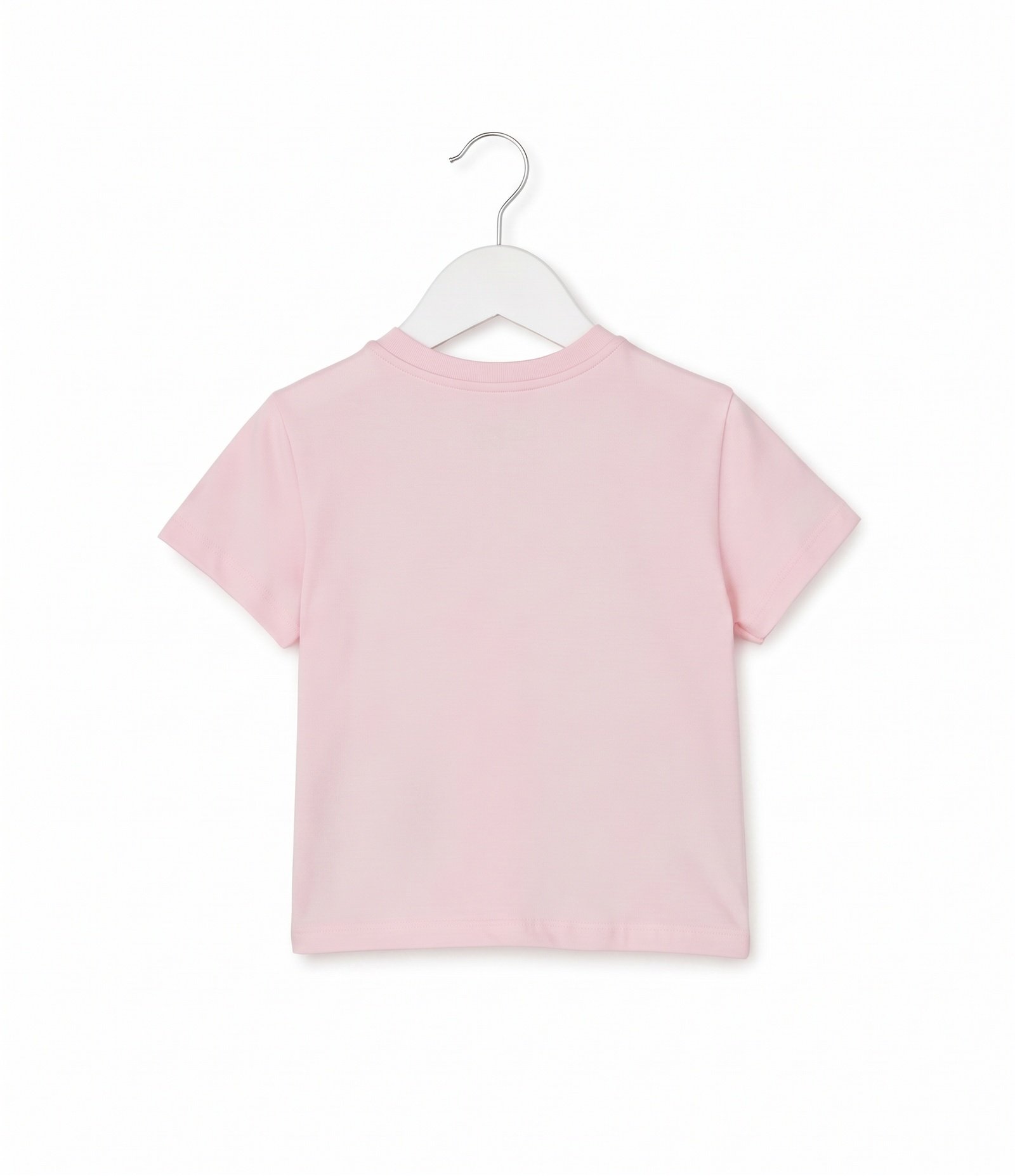 Camiseta Slim Infantil Bluey com Borboletas Aplicadas - Tam 1 a 6 Anos Rosa Claro 2