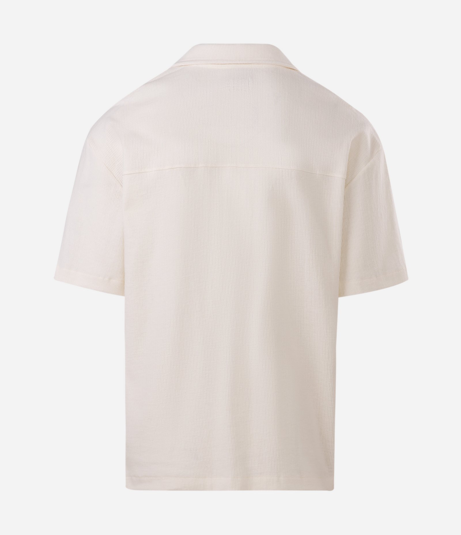 Camisa Boxy em Algodão com Estampa de Paisagem no Bolso Branco 2