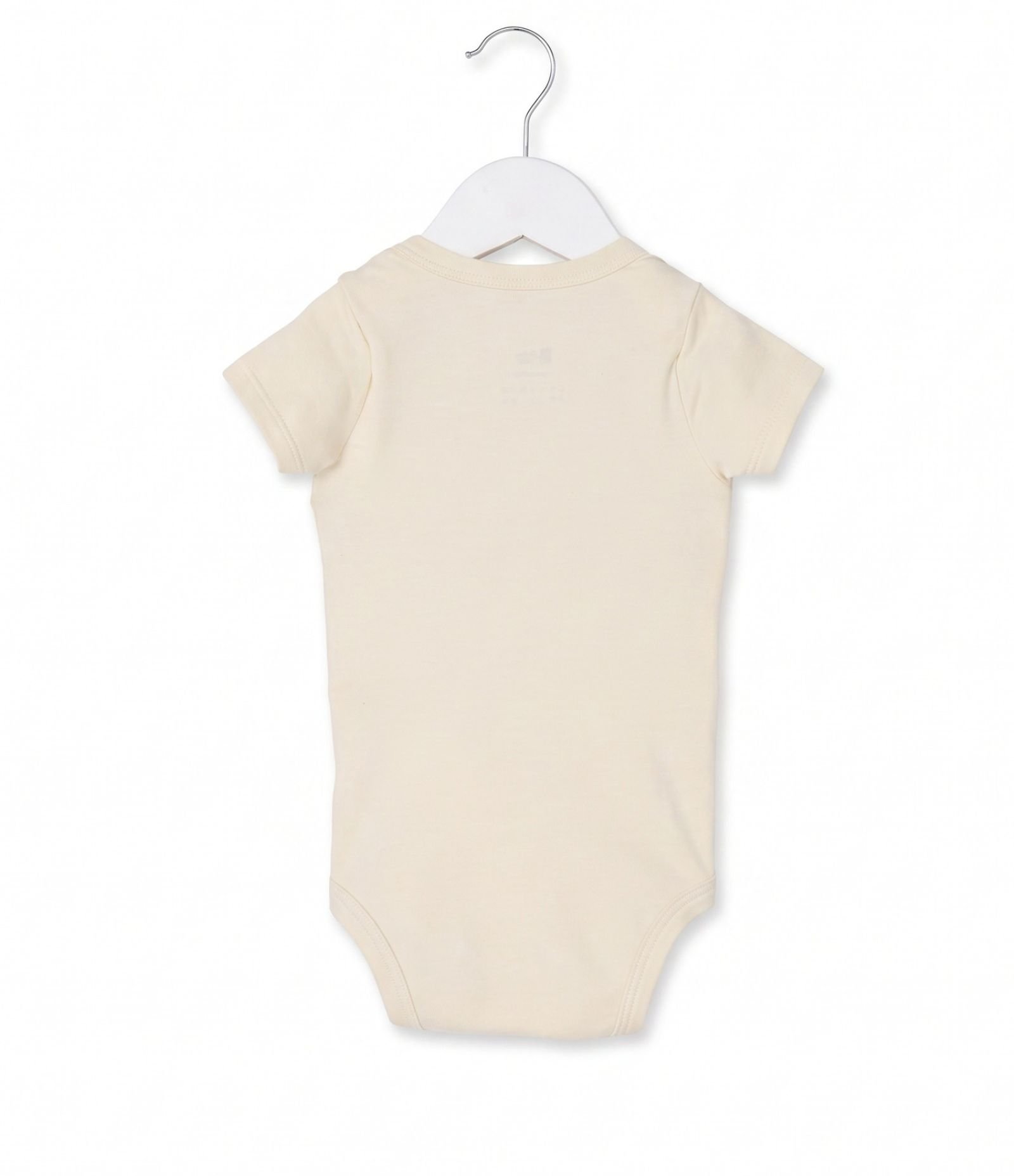 Body Bebê em Algodão Estampa Tigre com Lettering - Tam 0 a 18 Meses Bege 5