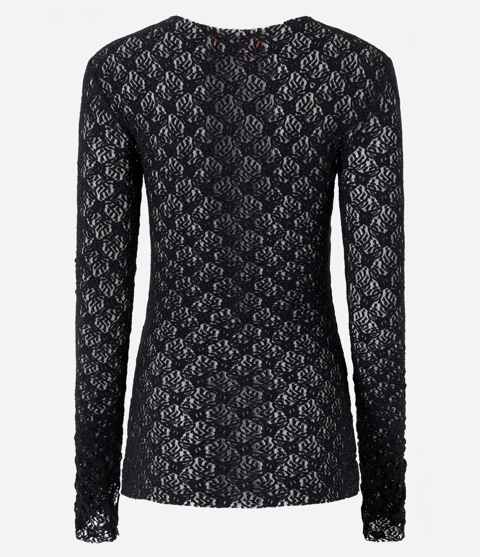 Blusa em Renda com Lettering Wilde Heart Preto 5