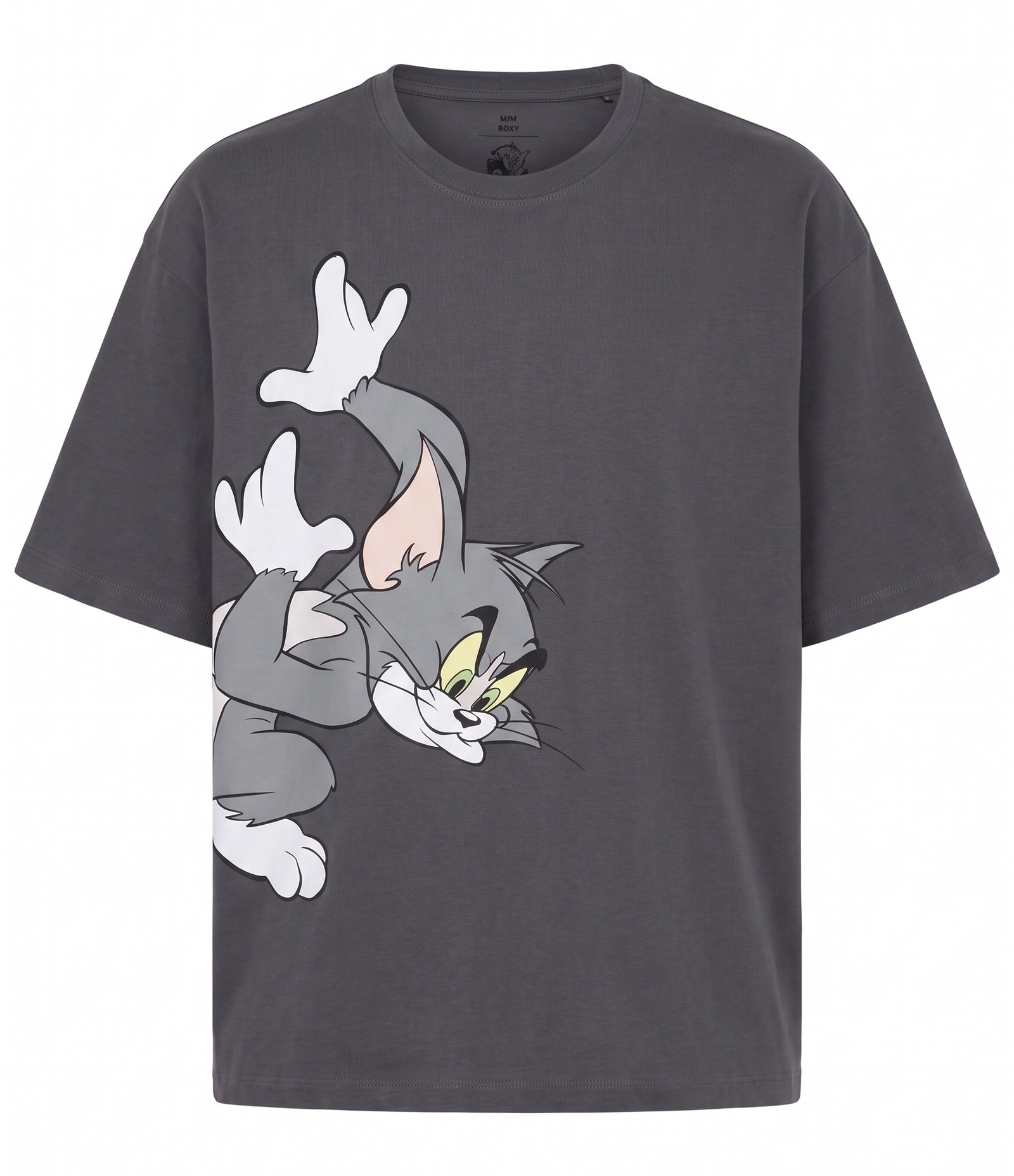 Pijama Curto Boxy em Algodão do Tom & Jerry Cinza 3