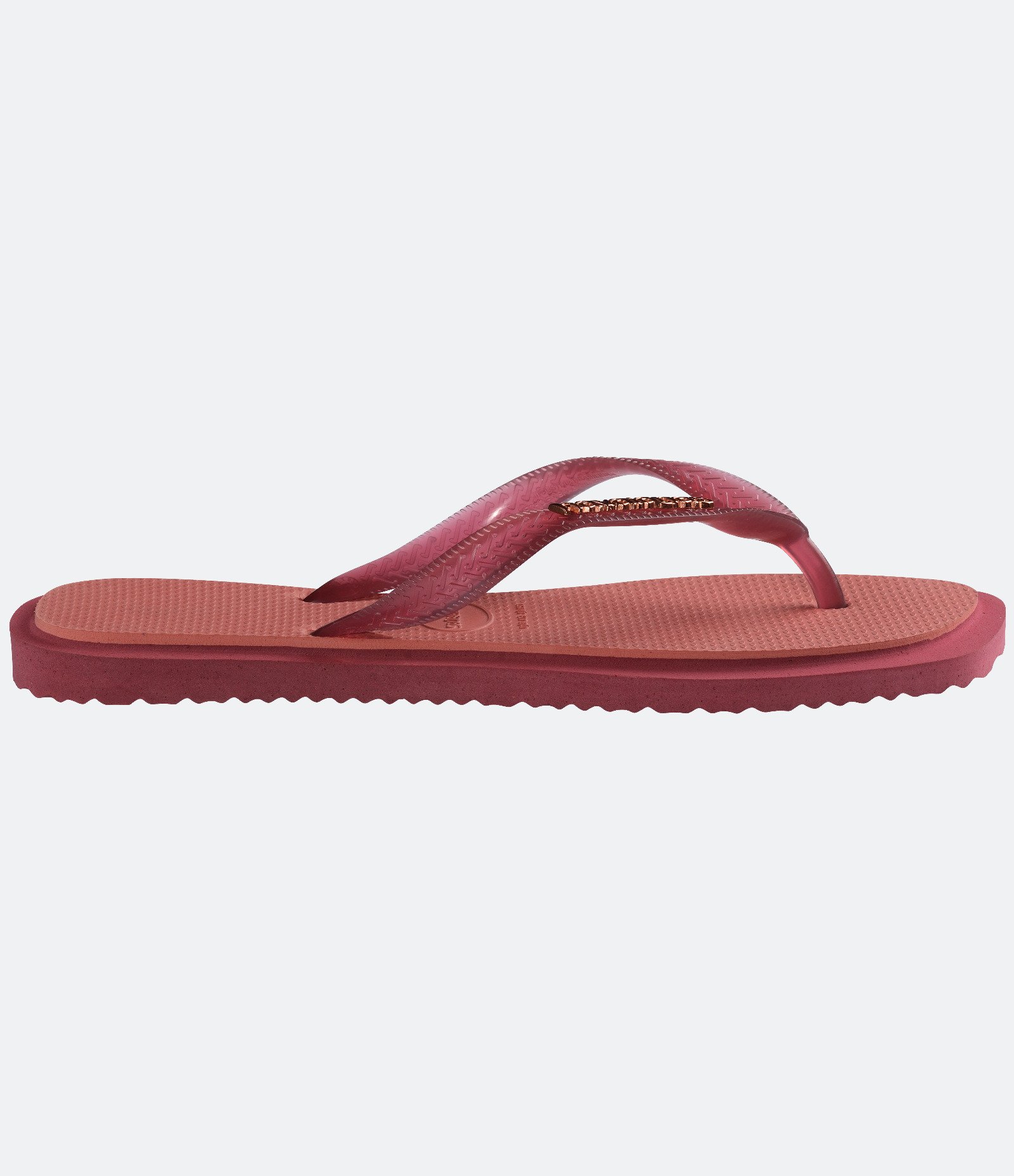 Chinelo Havaianas Top Square Fusion com Bico Quadrado Rosa 3