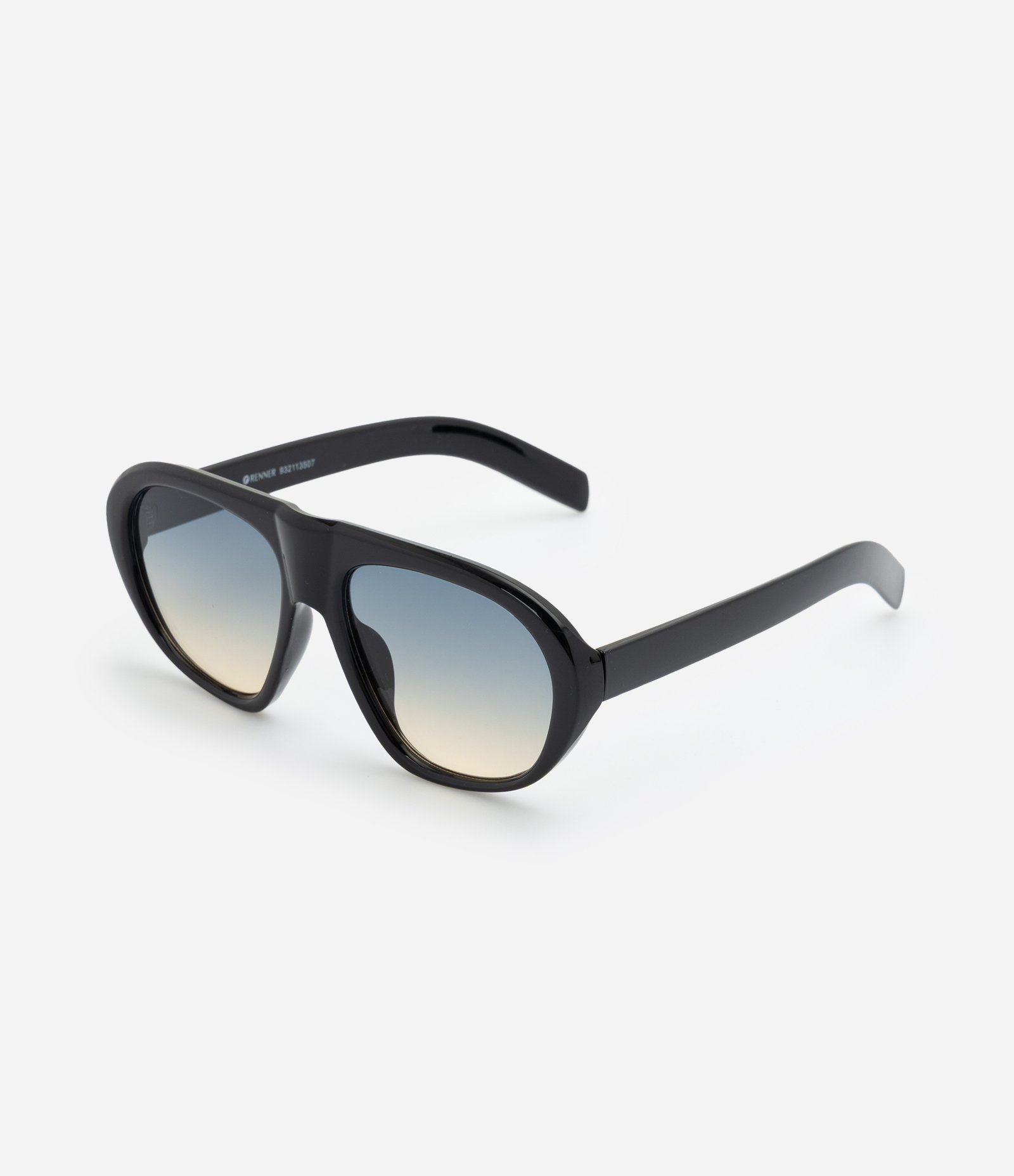 Óculos de Sol Máscara com Lentes Degradê Preto 1