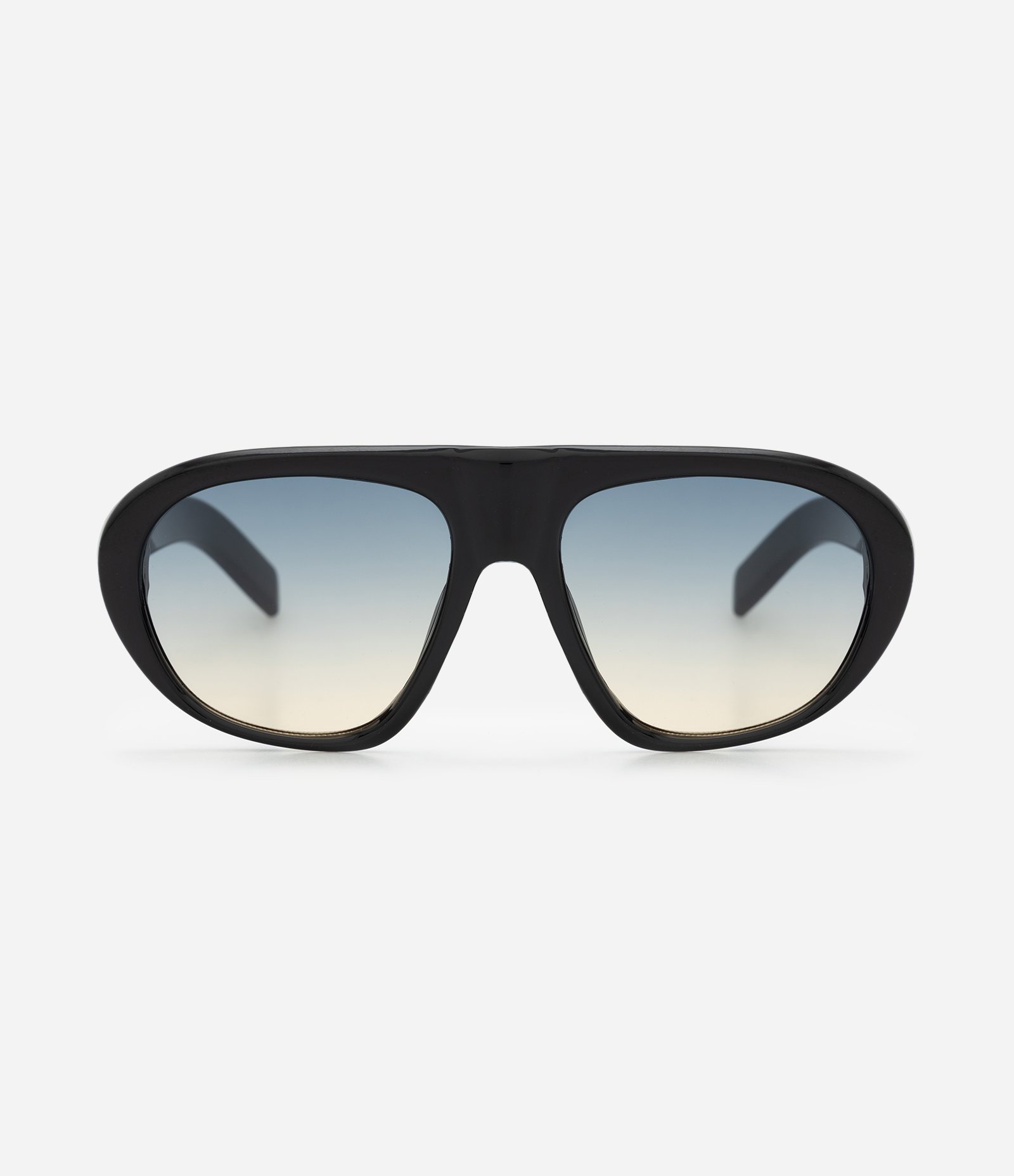 Óculos de Sol Máscara com Lentes Degradê Preto 2