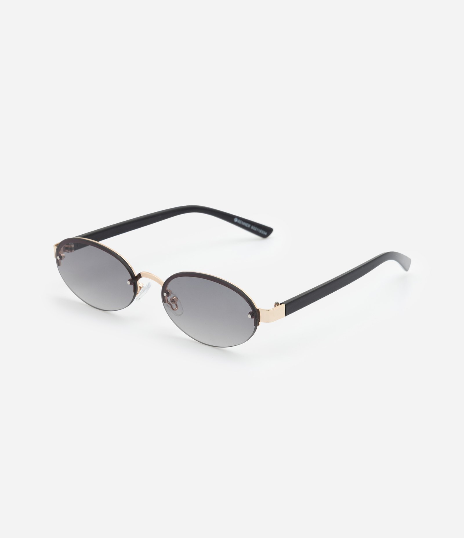 Óculos de Sol Oval com Lentes Degradê Multicores 1