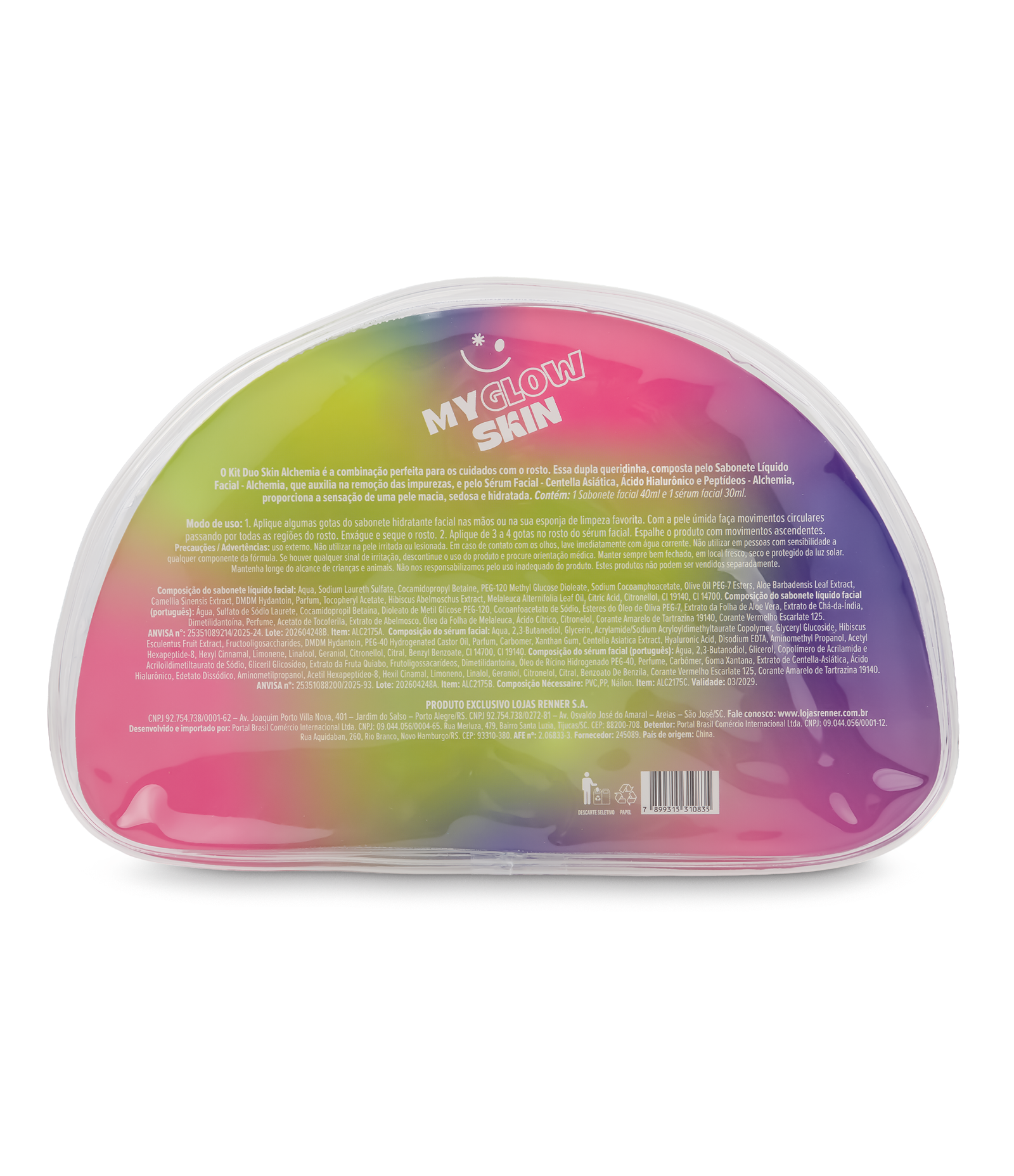 Sabonete Liquido + Sérum My Glow Skin Alchemia KIT 3