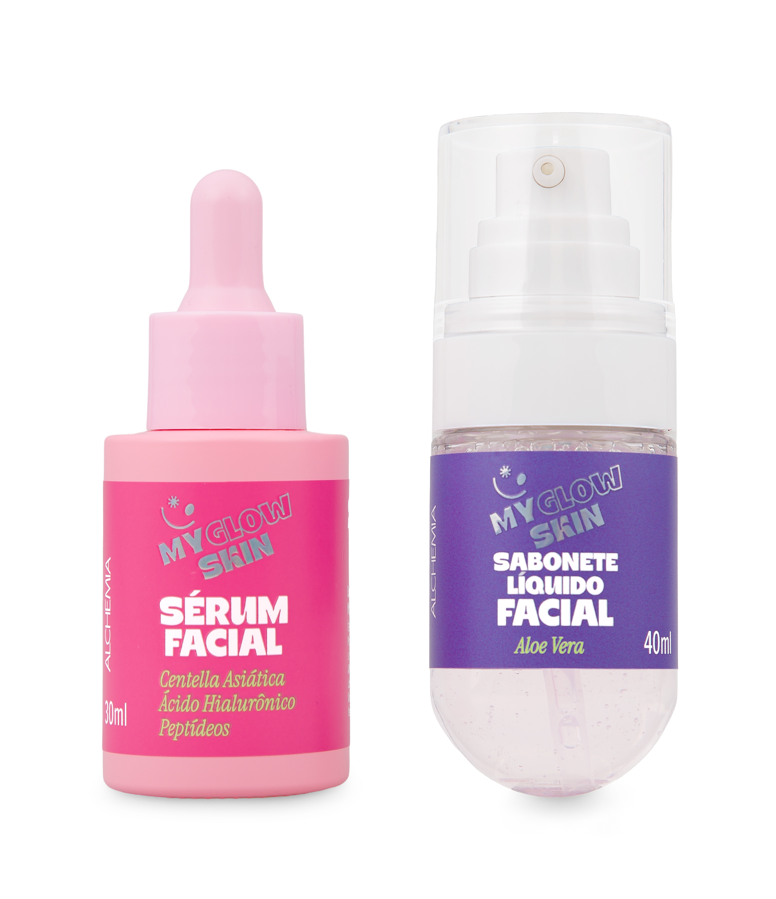 Sabonete Liquido + Sérum My Glow Skin Alchemia KIT 5
