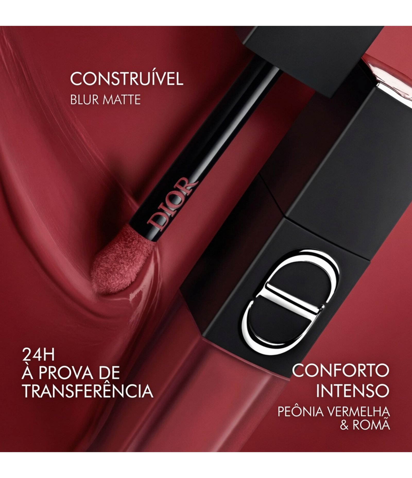 Batom Liquido Blur Rouge Dior 122 Rose 8