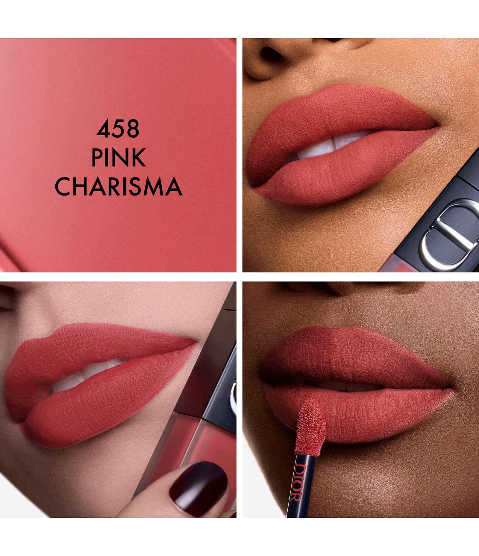 Batom Liquido Blur Rouge Dior 458 Pink 3