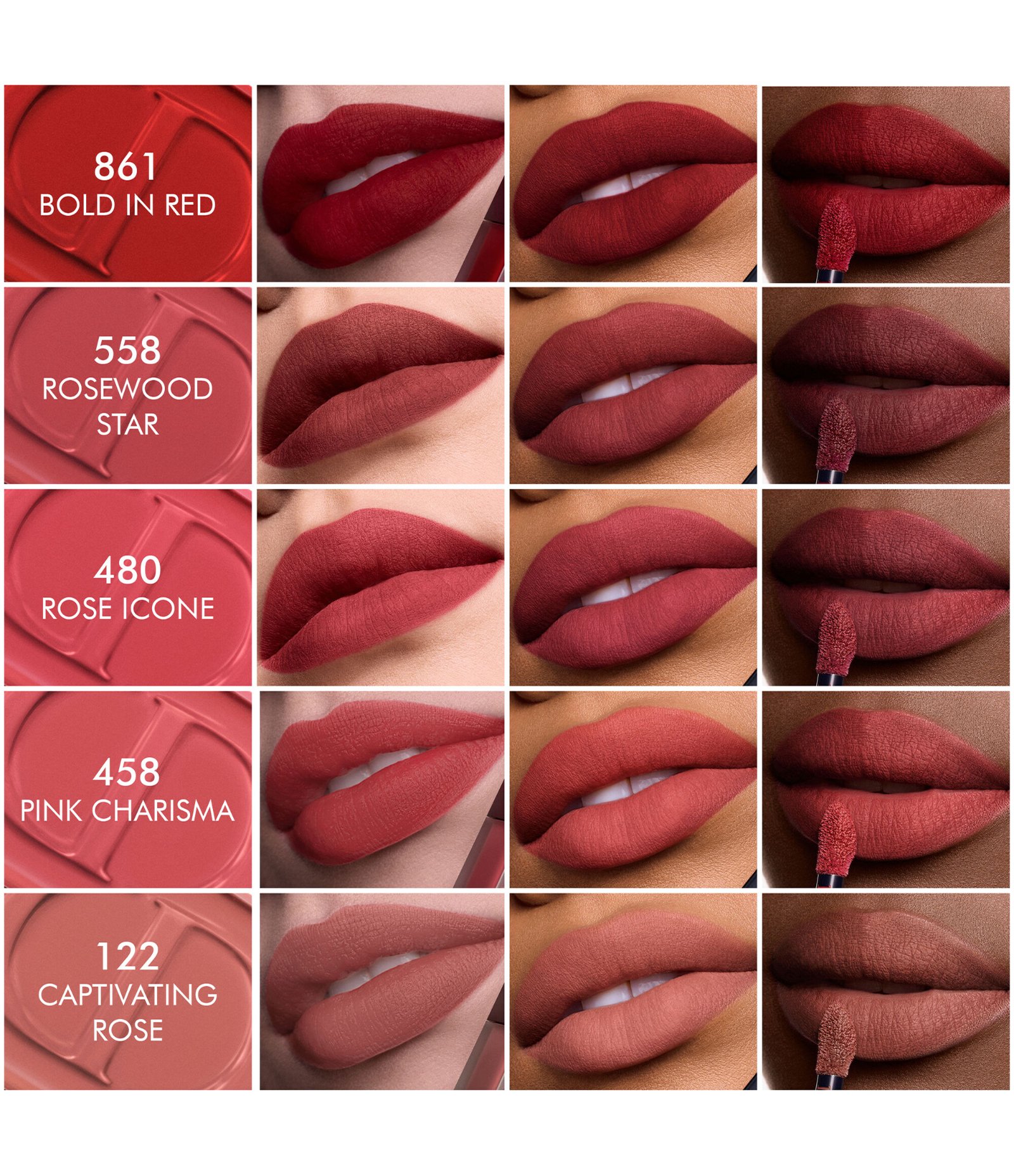 Batom Liquido Blur Rouge Dior 480 Rose 4