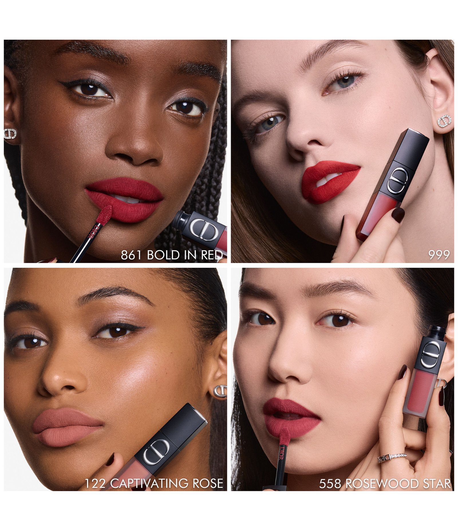 Batom Liquido Blur Rouge Dior 480 Rose 5