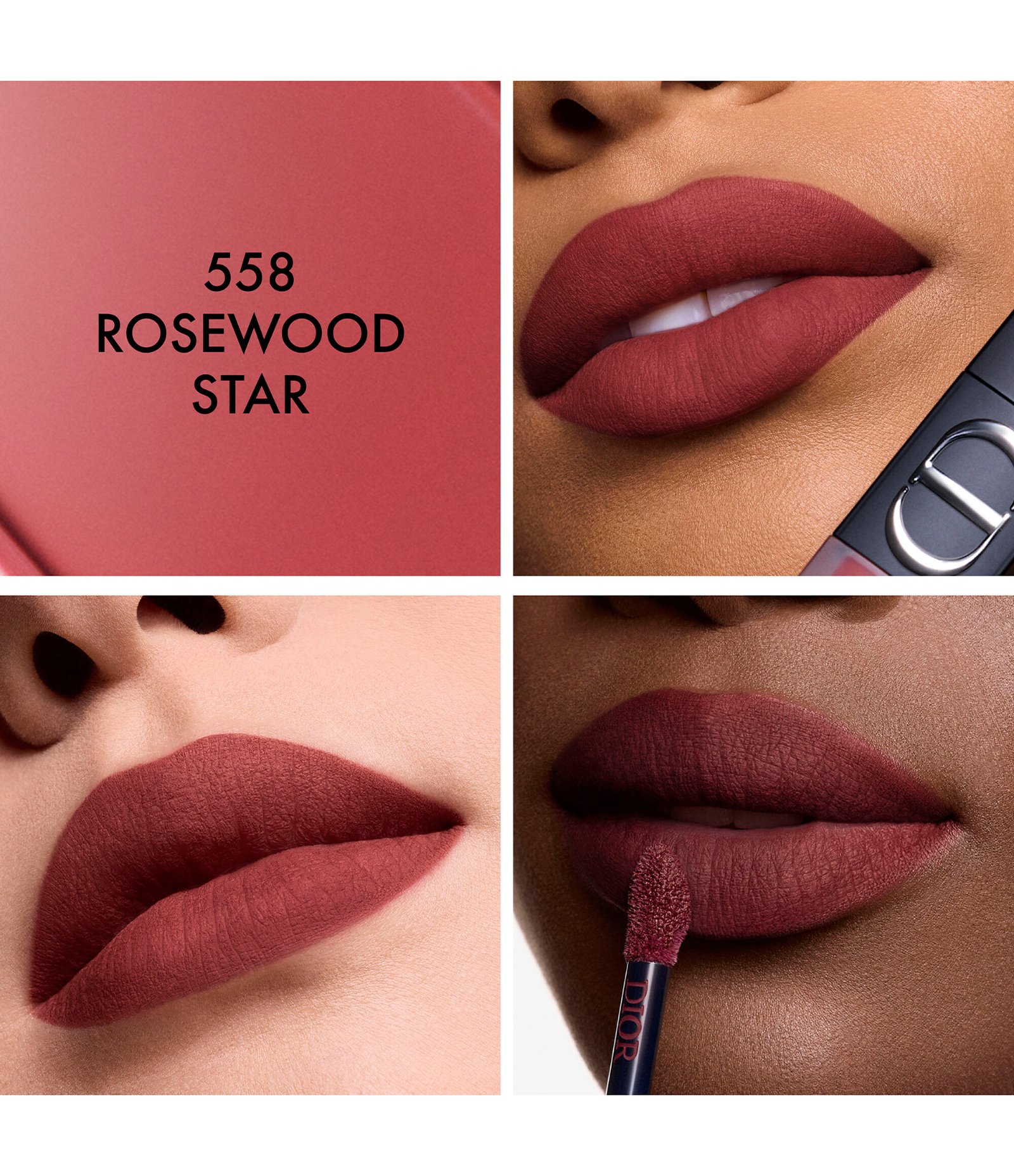 Batom Liquido Blur Rouge Dior 558 Rosewood 3