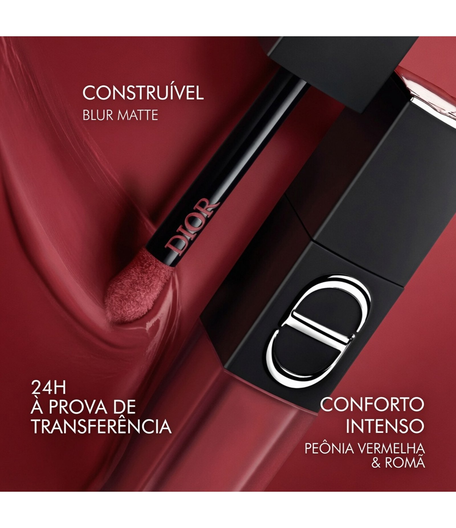 Batom Liquido Blur Rouge Dior 620 Peach 8
