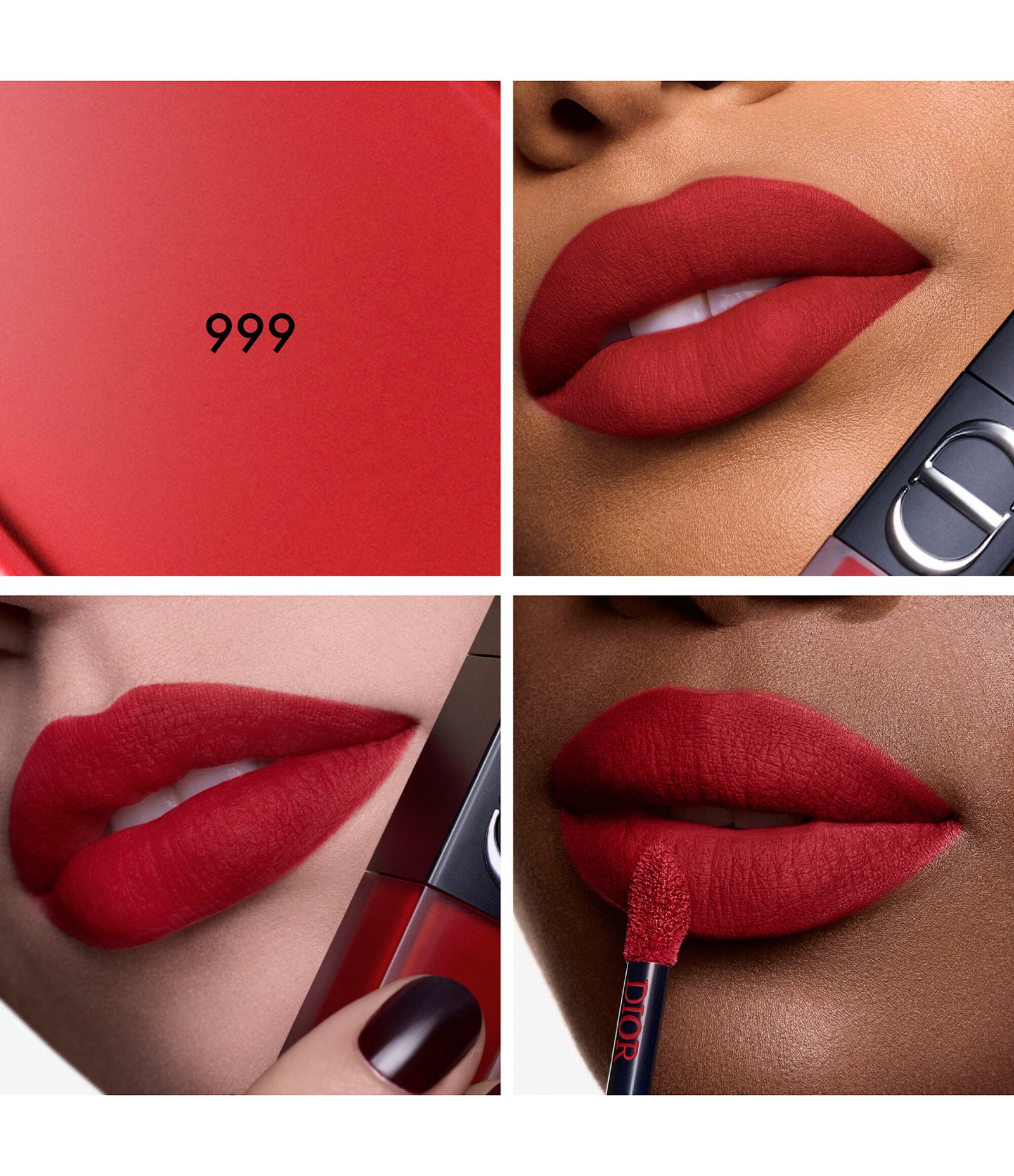 Batom Liquido Blur Rouge Dior 999 3