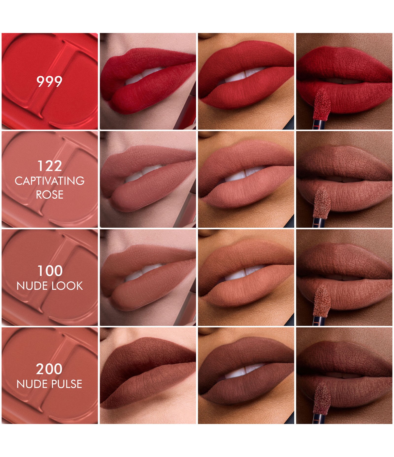 Batom Liquido Blur Rouge Dior 999 4