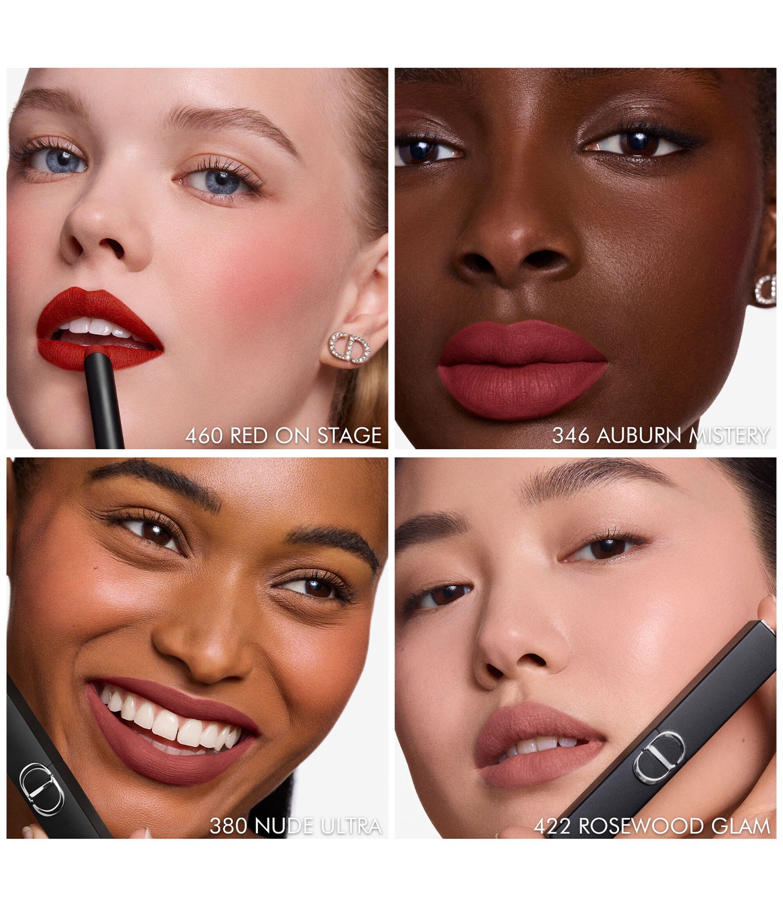 Batom On Stage Matte Rouge Dior 422 Rosewood 4