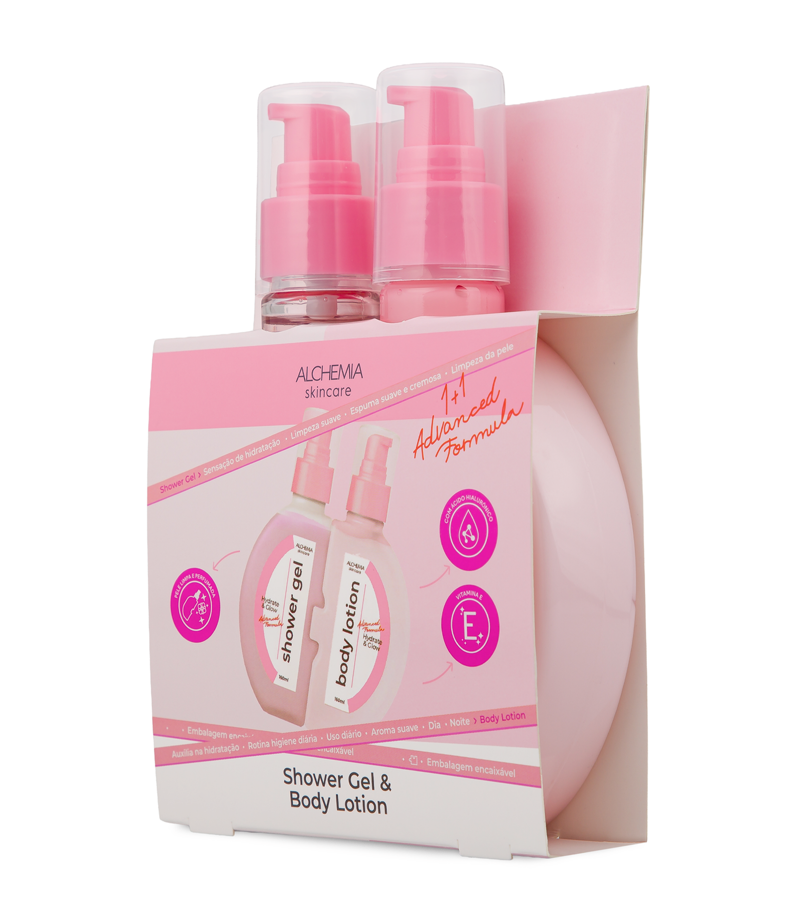 Kit Sabonete Liquido + Hidratante Corporal Hydrate Glow Alchemia KIT 2