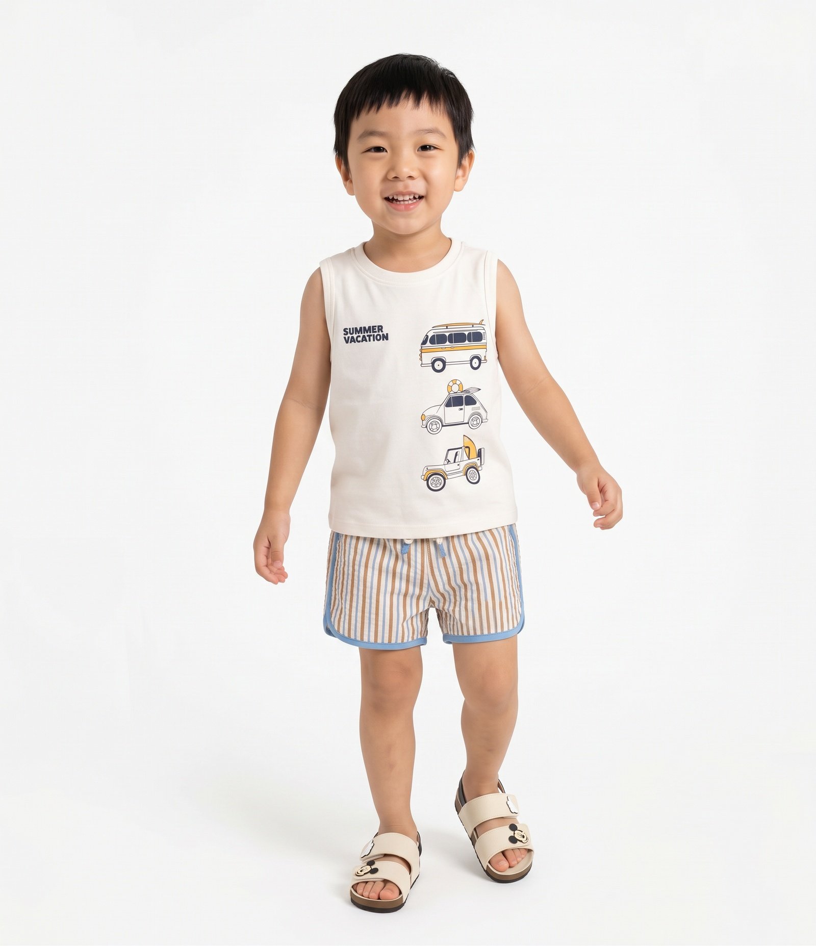 Camiseta Infantil Poim Estampa Meios de Transporte -Tam1 a 6 Anos Branco 1