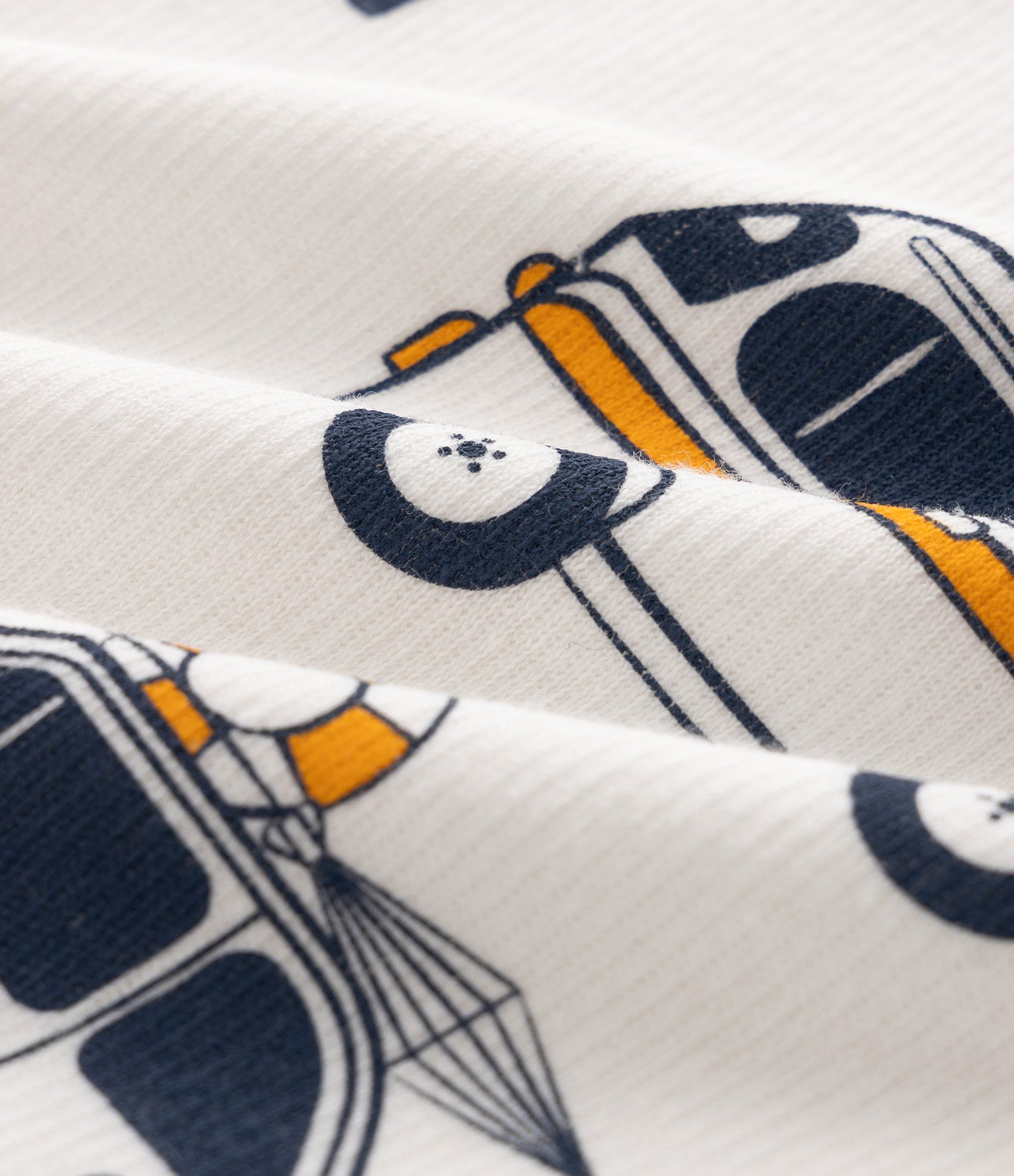 Camiseta Infantil Poim Estampa Meios de Transporte -Tam1 a 6 Anos Branco 6