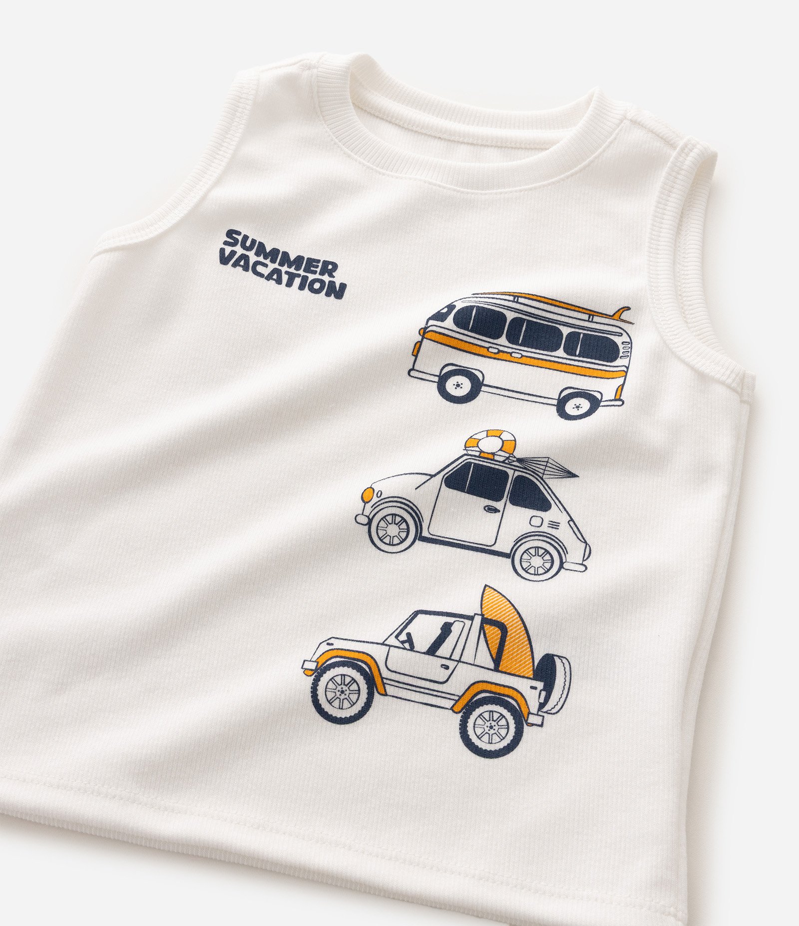 Camiseta Infantil Poim Estampa Meios de Transporte -Tam1 a 6 Anos Branco 7