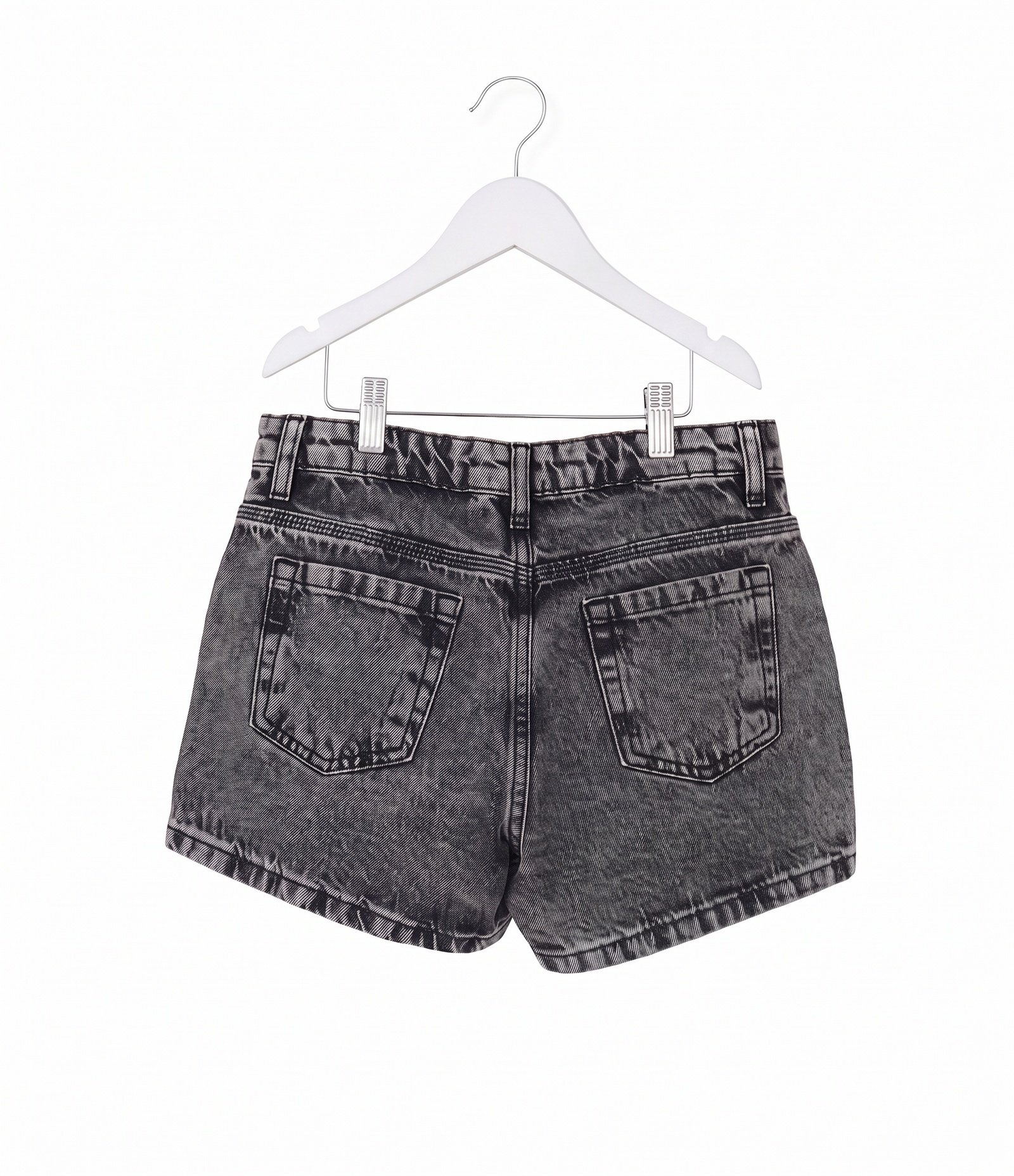 Short Jeans Infantil com Brilhos - Tam 5 a 16 Anos Cinza 2