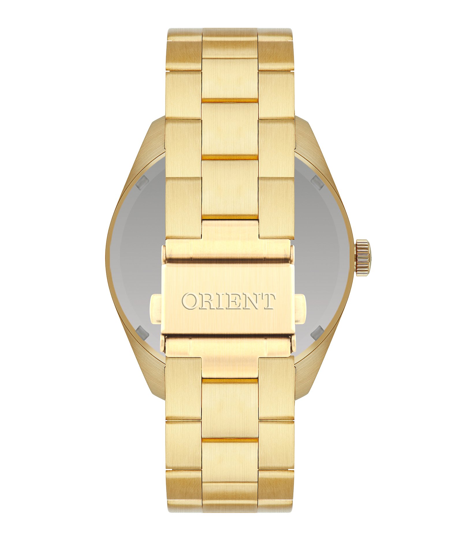 Relógio Analógico Orient Exclusivo em Aço MGSS1318 KAI4S2KX Dourado 3