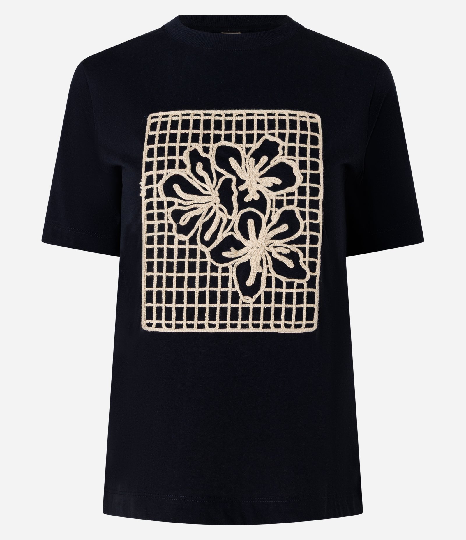 Blusa em Algodão com Bordado Floral Azul 5