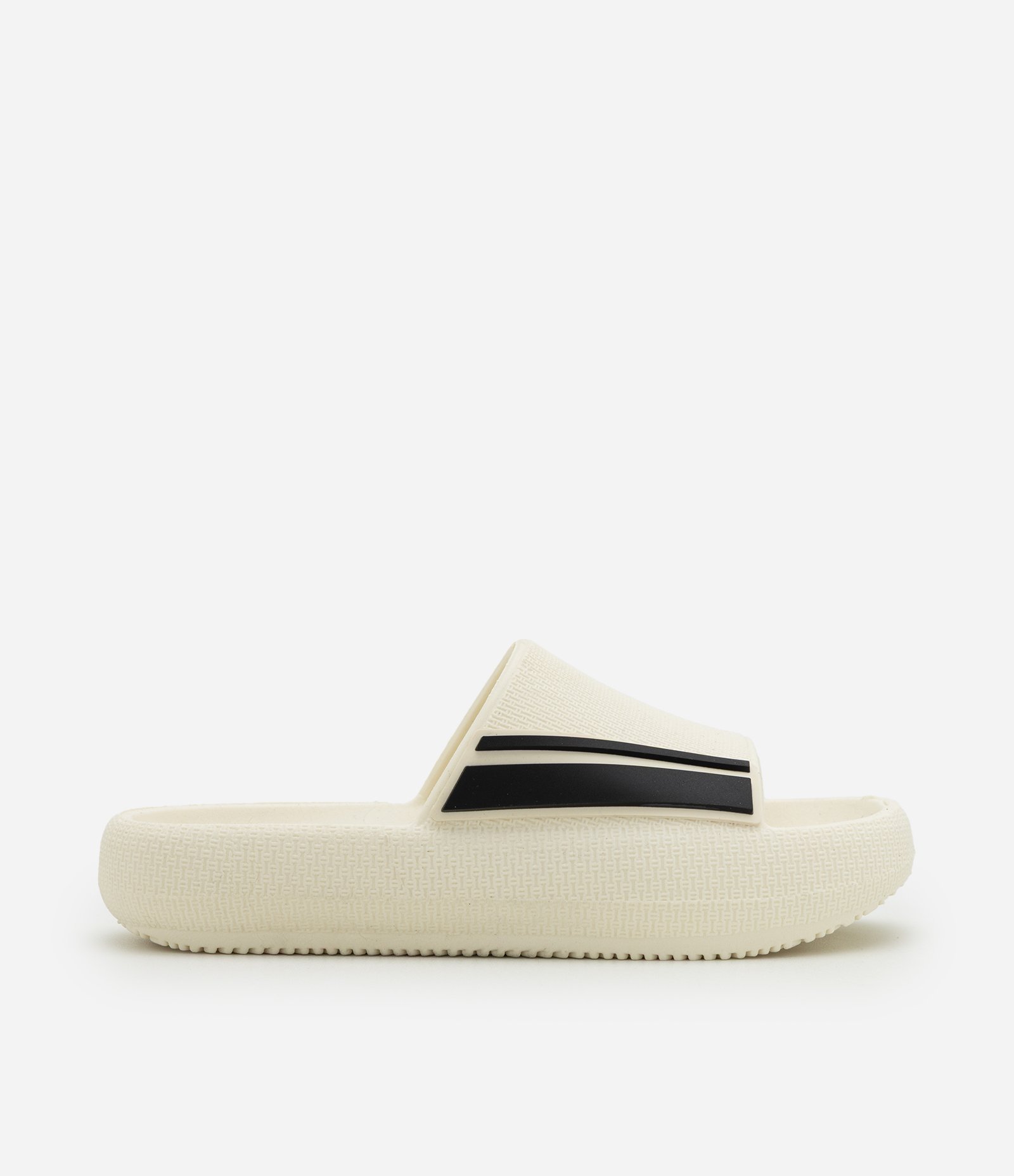 Chinelo Slide Infantil com Tira Contrastante - Tam 27 ao 34 Off White 2
