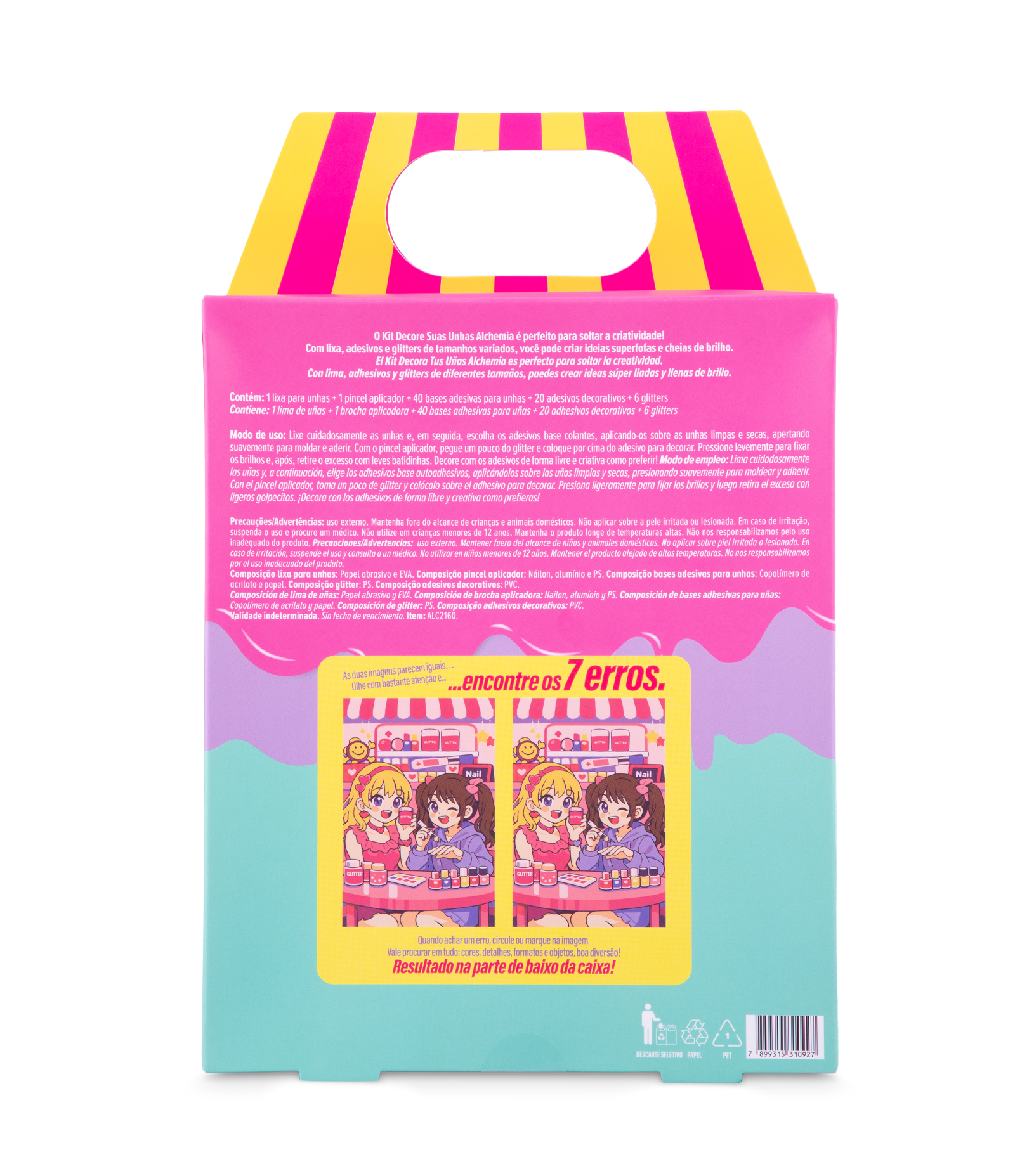 Kit Decore Suas Unhas Alchemia KIT 3