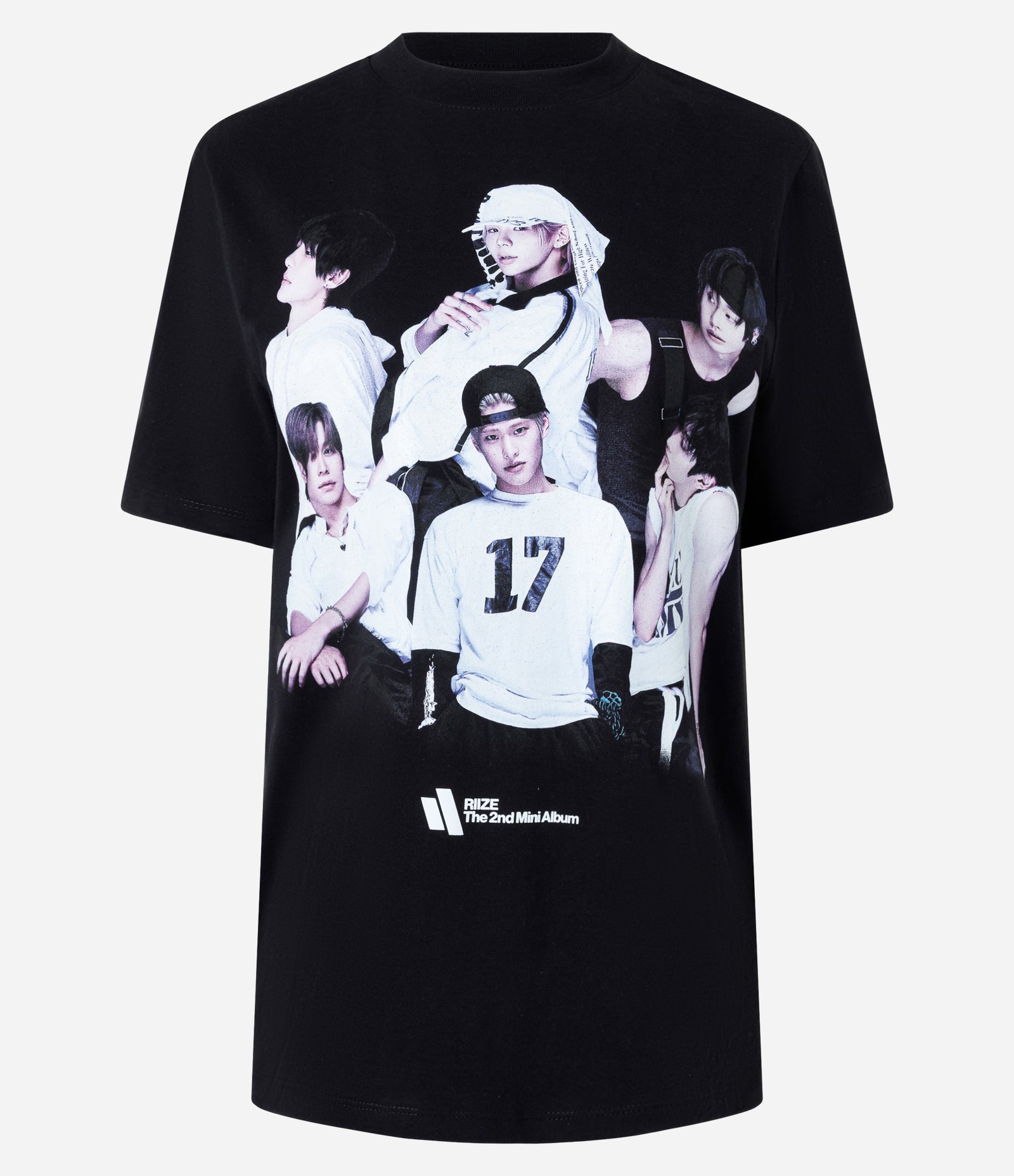 Camiseta RIIZE The 2nd Mini Album com Estampa Fotográfica Amarelo 1