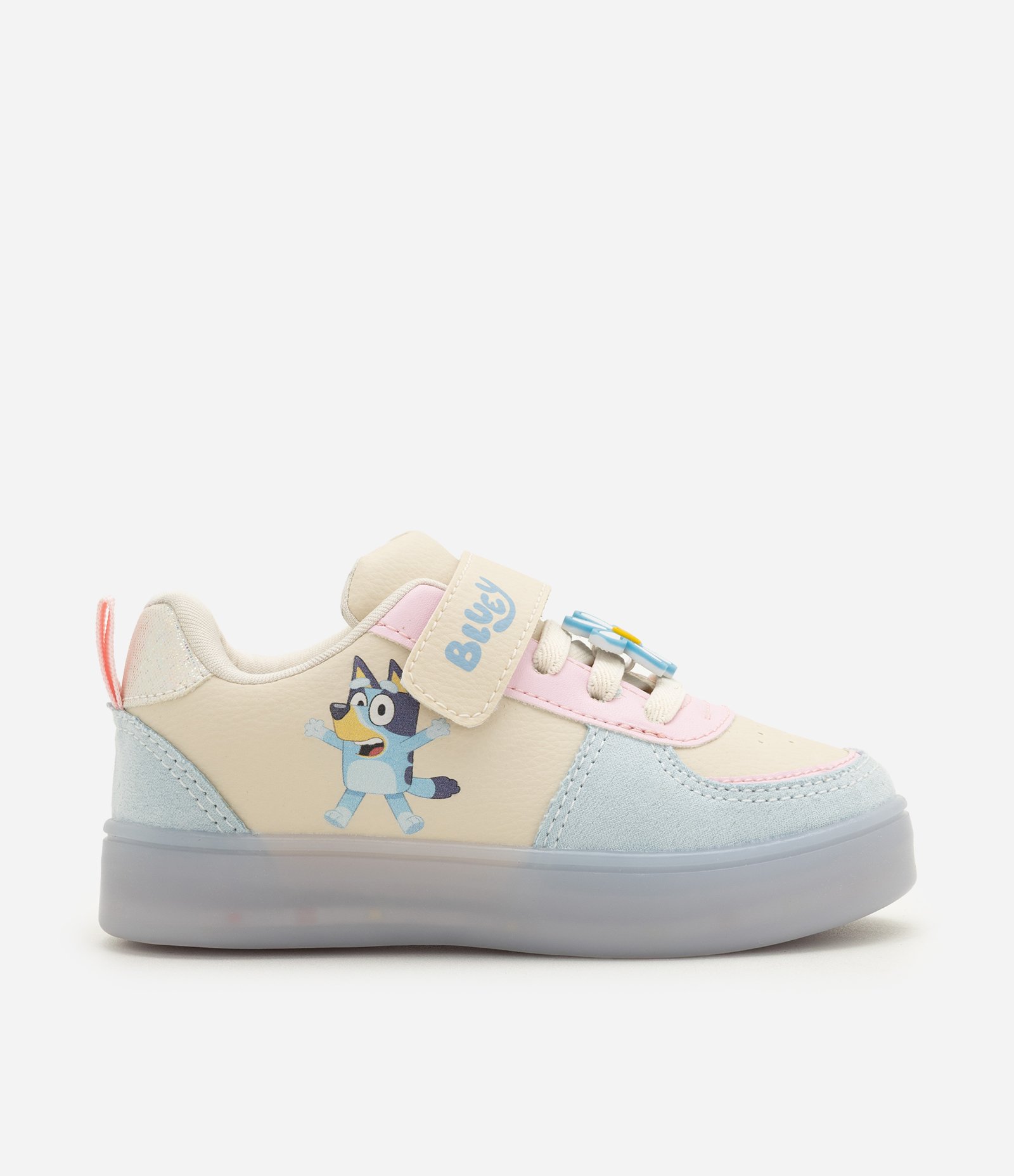 Tênis Infantil em PU com Sola LED e Estampa Bluey - Tam 20 a 27 Multicores 2