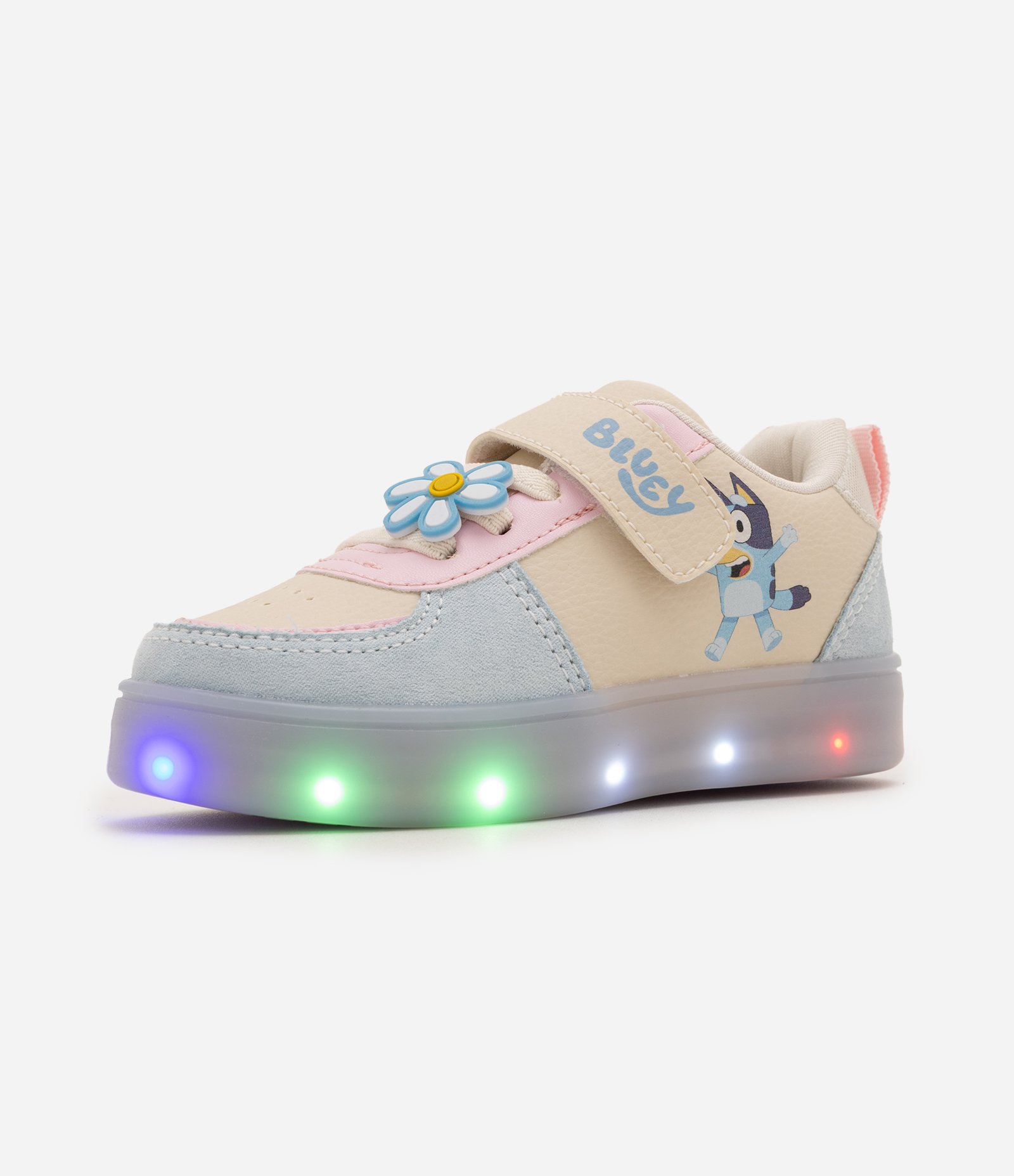 Tênis Infantil em PU com Sola LED e Estampa Bluey - Tam 20 a 27 Multicores 3