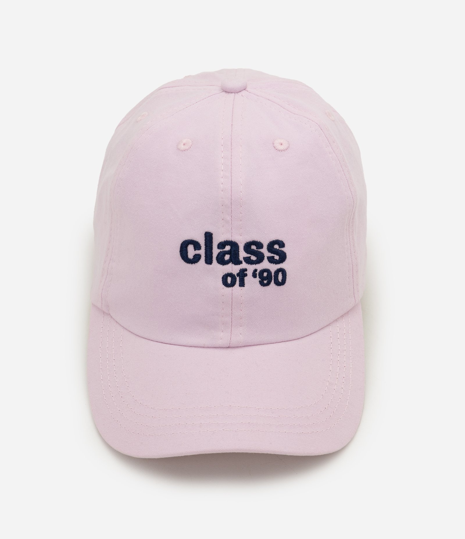 Boné em Sarja com Bordado Class Of 90 Rosa 1