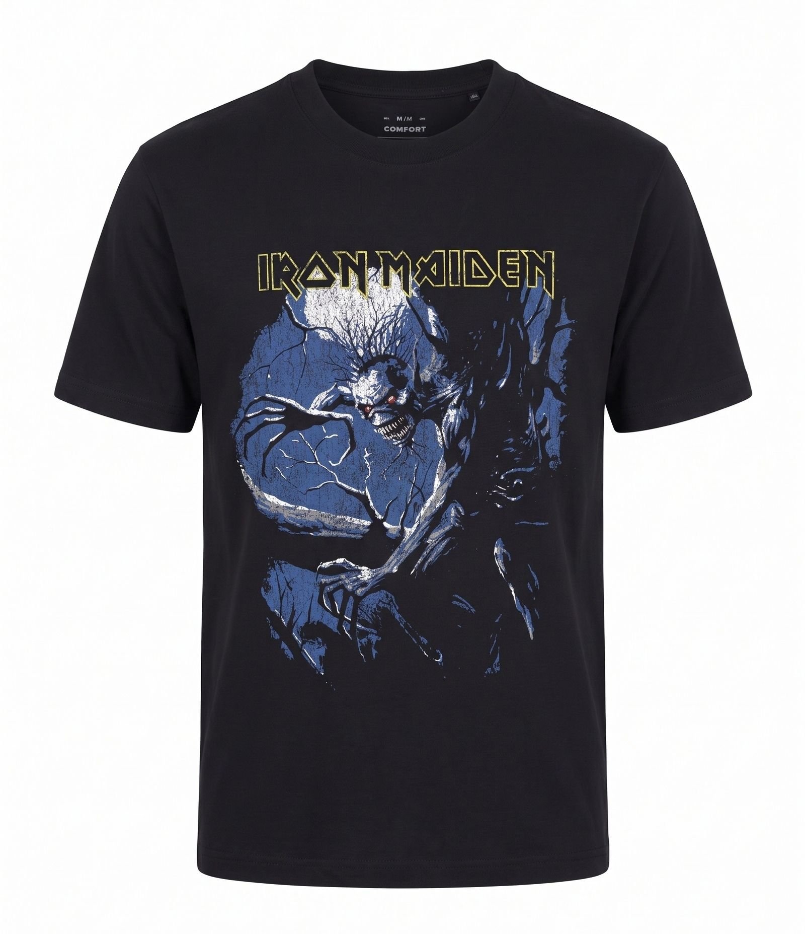 Camiseta Comfort em Algodão do Iron Maiden Preto 1