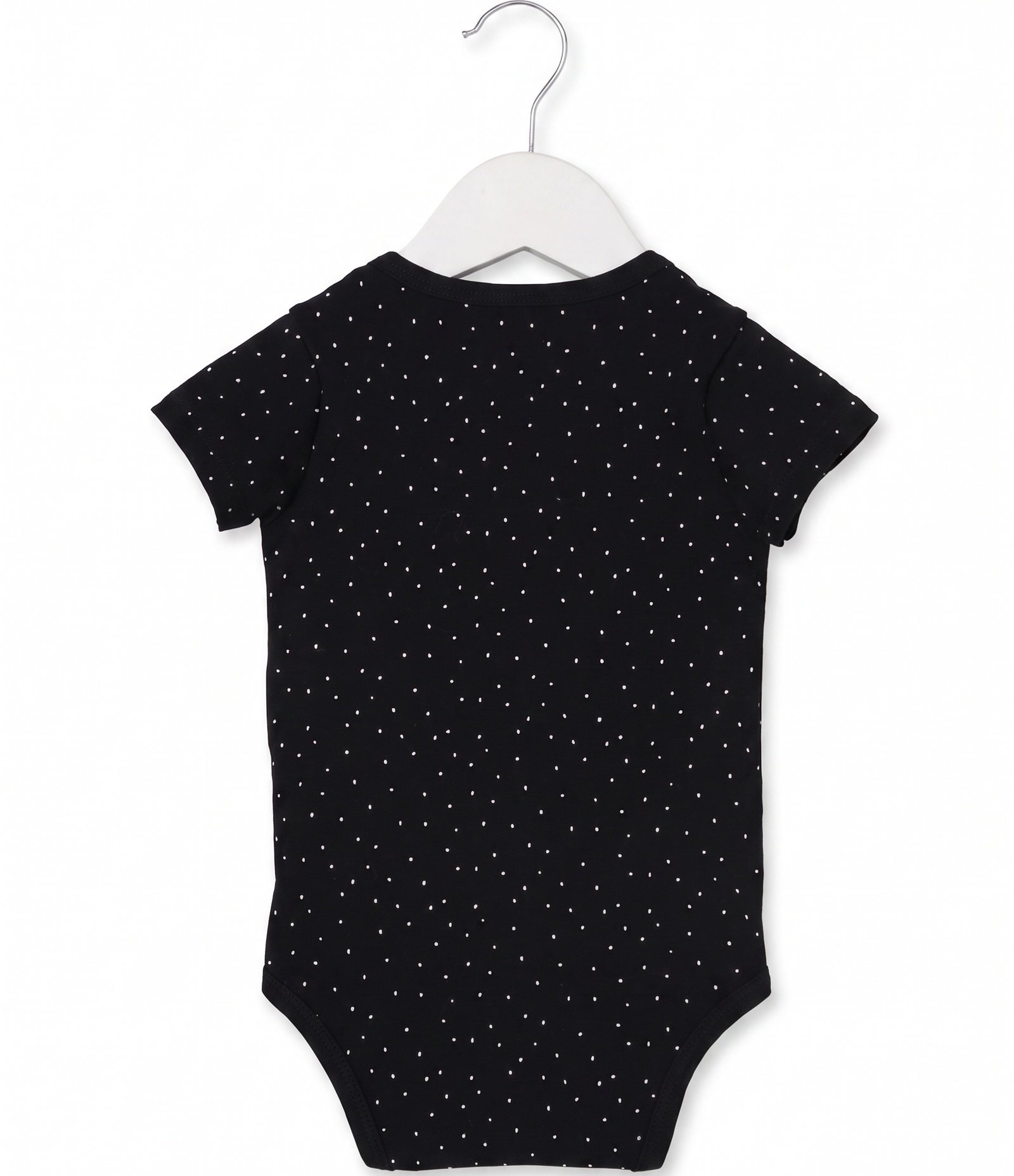 Body Bebê em Cotton Estampa Laços - Tam 0 a 18 Meses Preto 5
