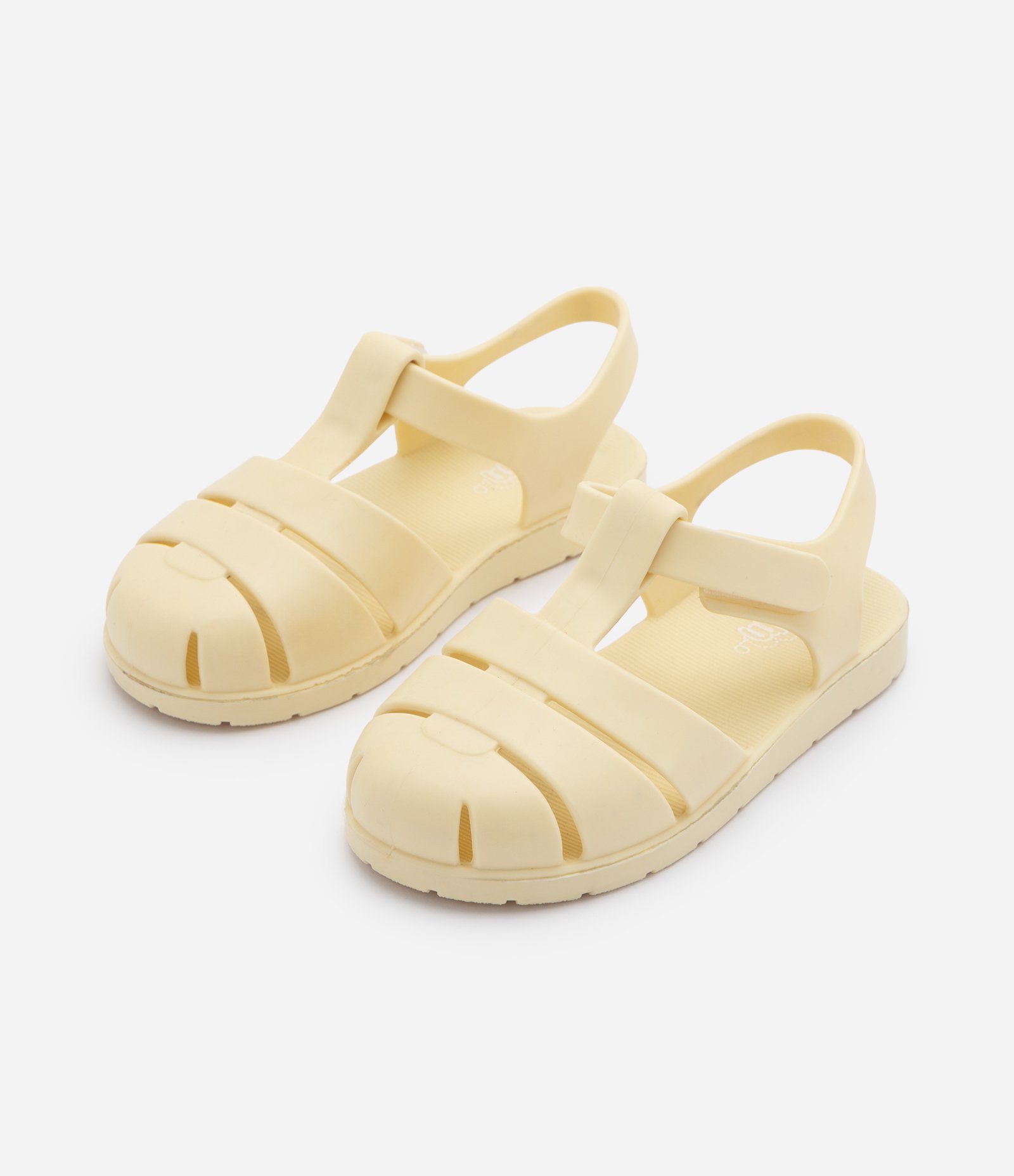 Sandália Infantil com Fechamento por Velcro - Tam 21 a 28 Amarelo 1