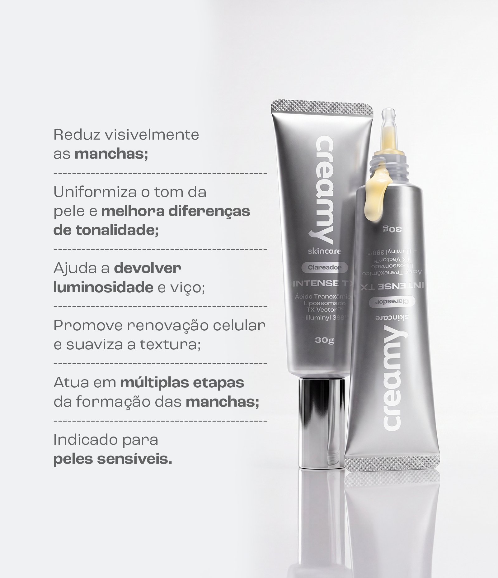 Serum Clareador Intense TX Creamy 30G 6