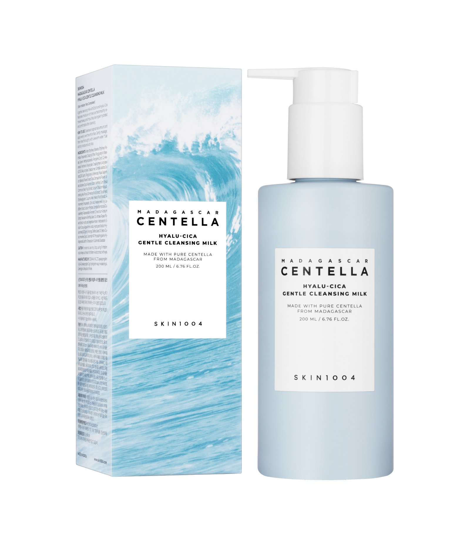 Creme Demaquilante Centella Hyalu-Cica Gentle Cleansing Milk Skin1004 200ml 1