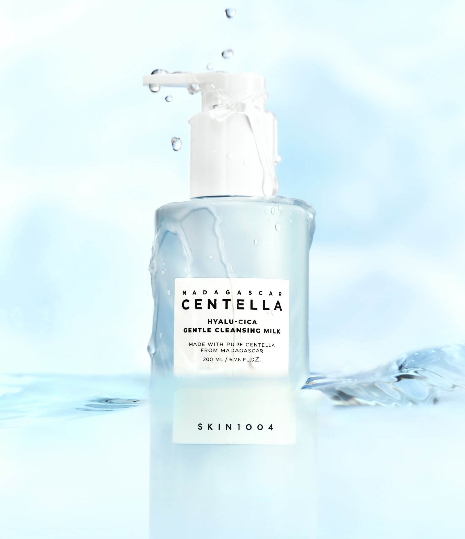 Creme Demaquilante Centella Hyalu-Cica Gentle Cleansing Milk Skin1004 200ml 3